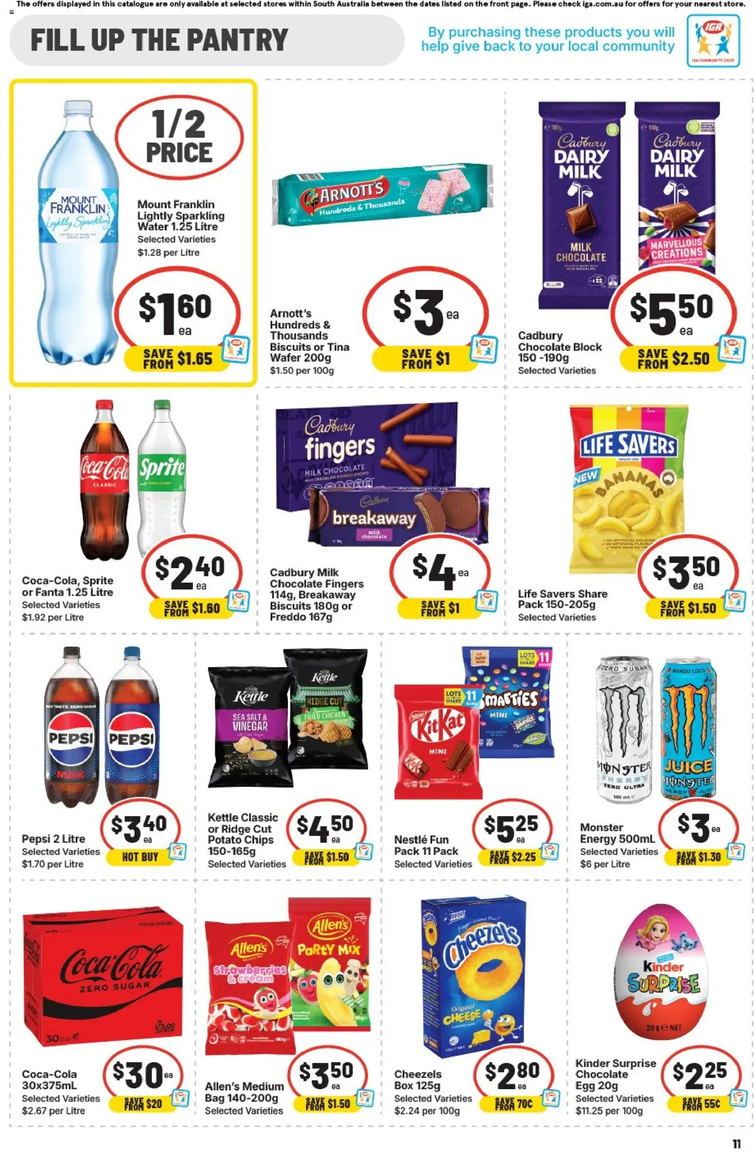 IGA catalogue - valid from 28.01.2026 | Page: 7 | Products: Dairy, Biscuits, Water, Kettle