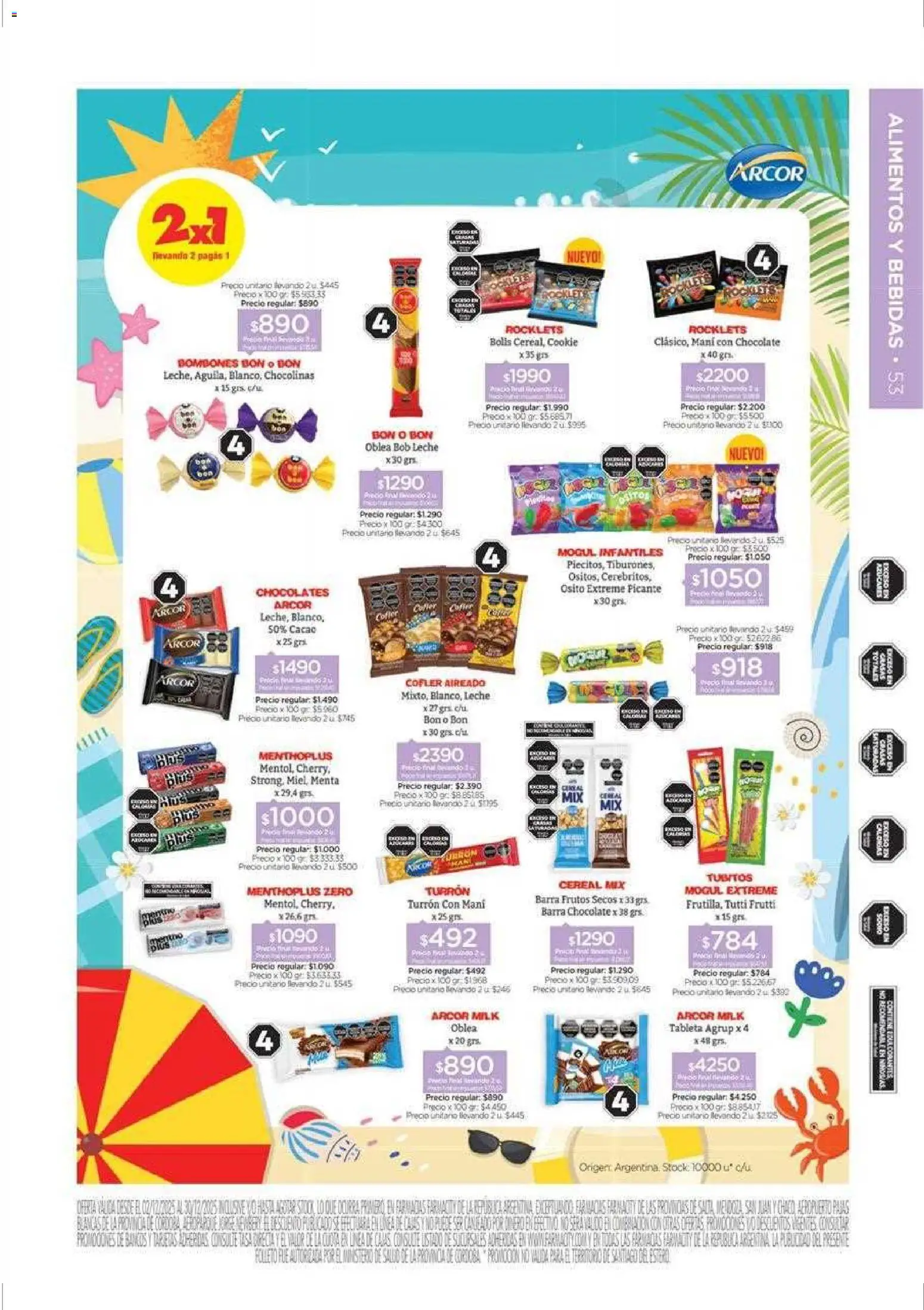 Farmacity catálogo │ válido desde el 02.12.2025 | Página: 53 | Productos: Tableta, Mani, Leche, Cacao