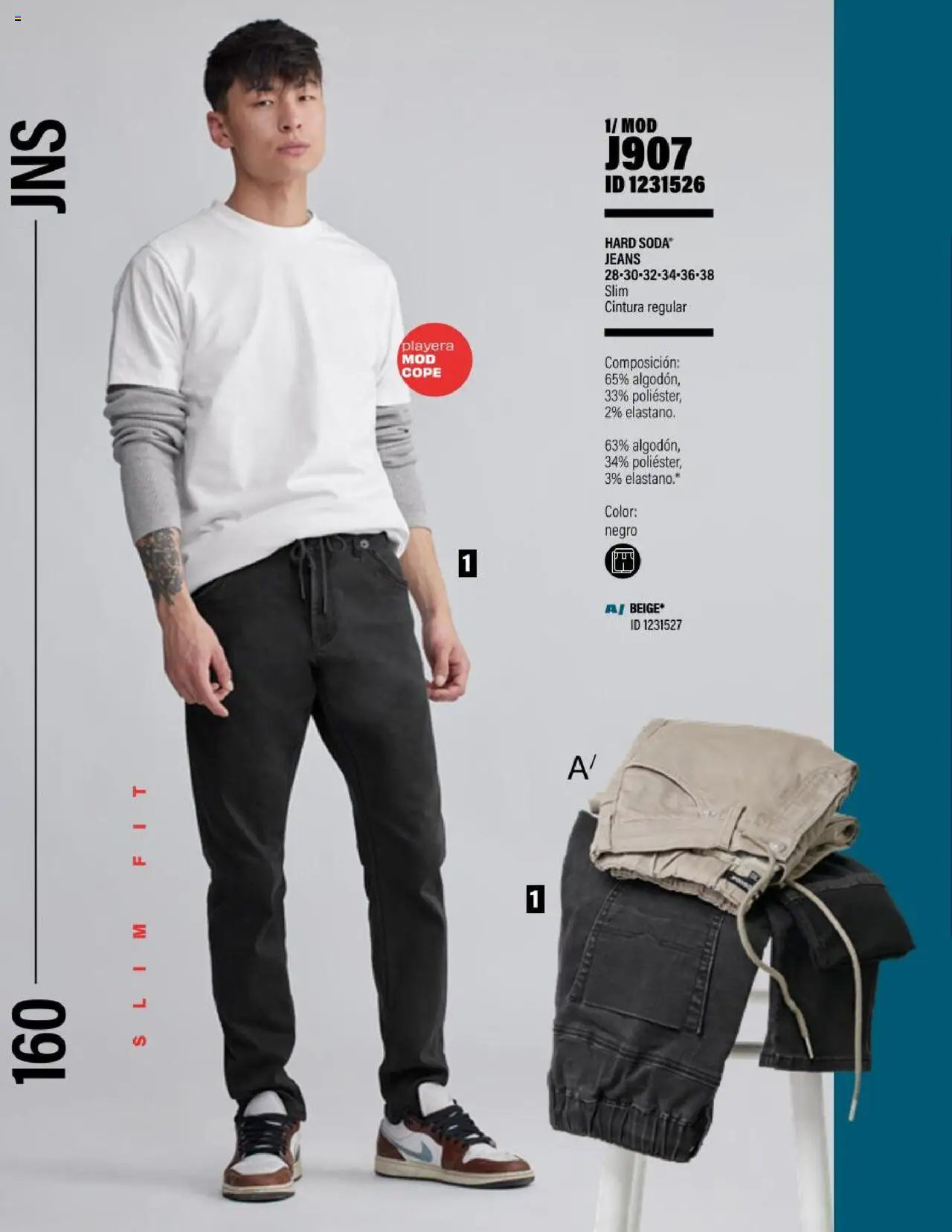 Nuevas ofertas de Price Shoes válidas en toda la República Mexicana desde el 05.08.2025. ¡Encuentra las mejores ofertas en Price Shoes - Catálogo Jeans ! | Página: 160 | Productos: Playera