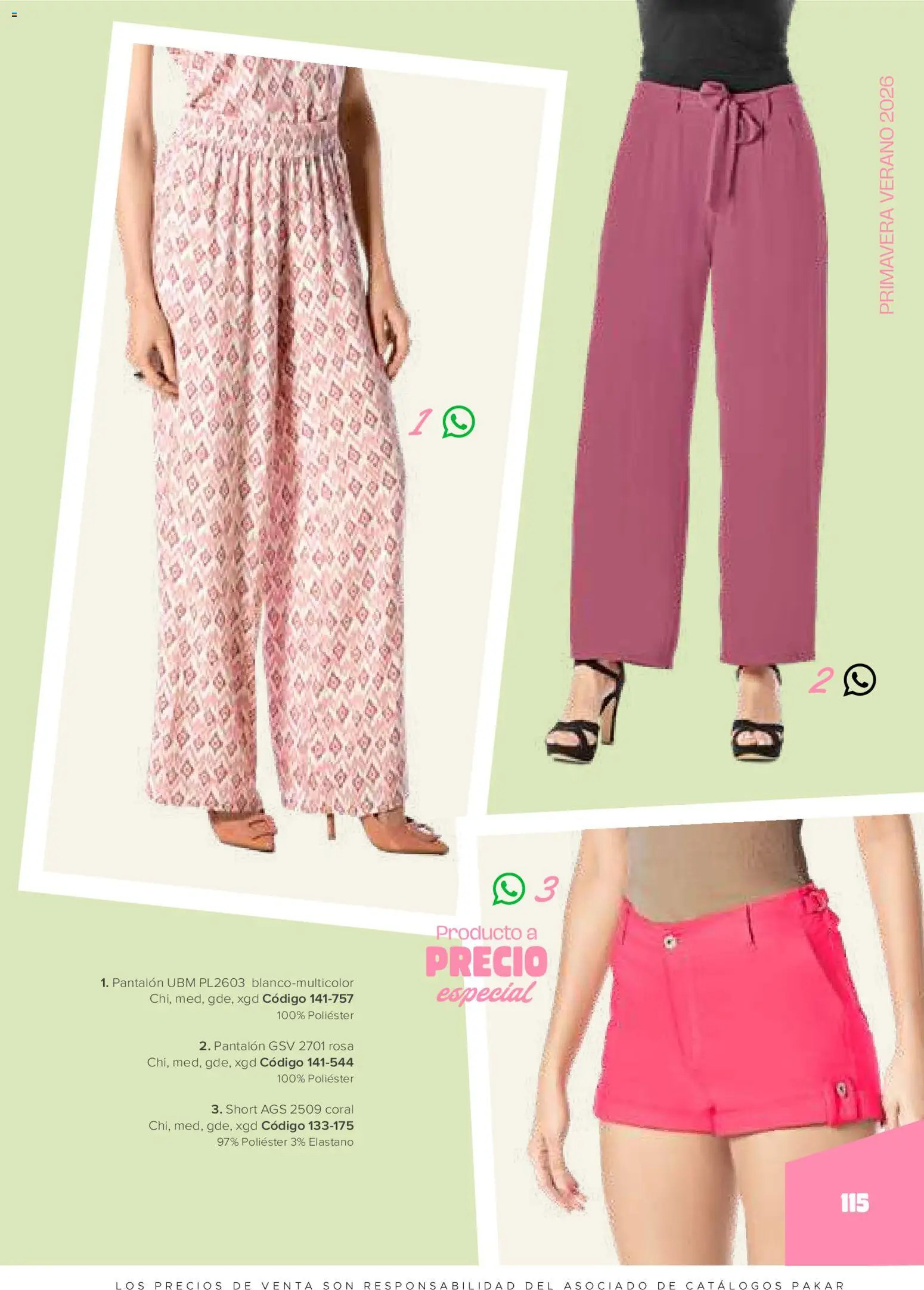 Nuevas ofertas de SC Pakar válidas en toda la República Mexicana desde el 30.01.2026. ¡Encuentra las mejores ofertas en SC Pakar catálogo Ropa! | Página: 115 | Productos: Short