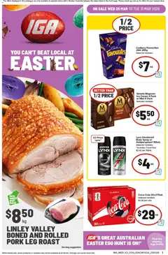 Preview of IGA catalogue NT/WA - valid from 25.03.2026