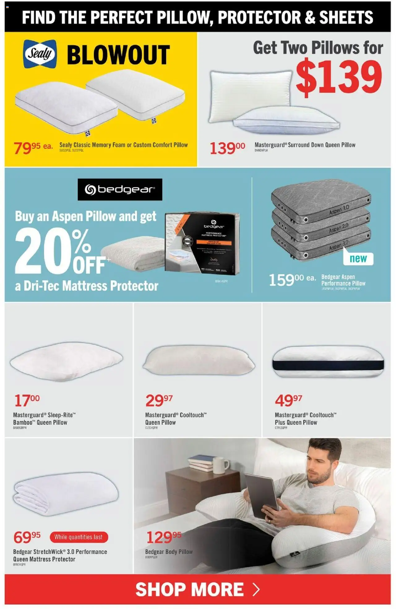The Brick flyer valid from 19.09.2025 | Page: 10 | Products: Mattress, Pillow