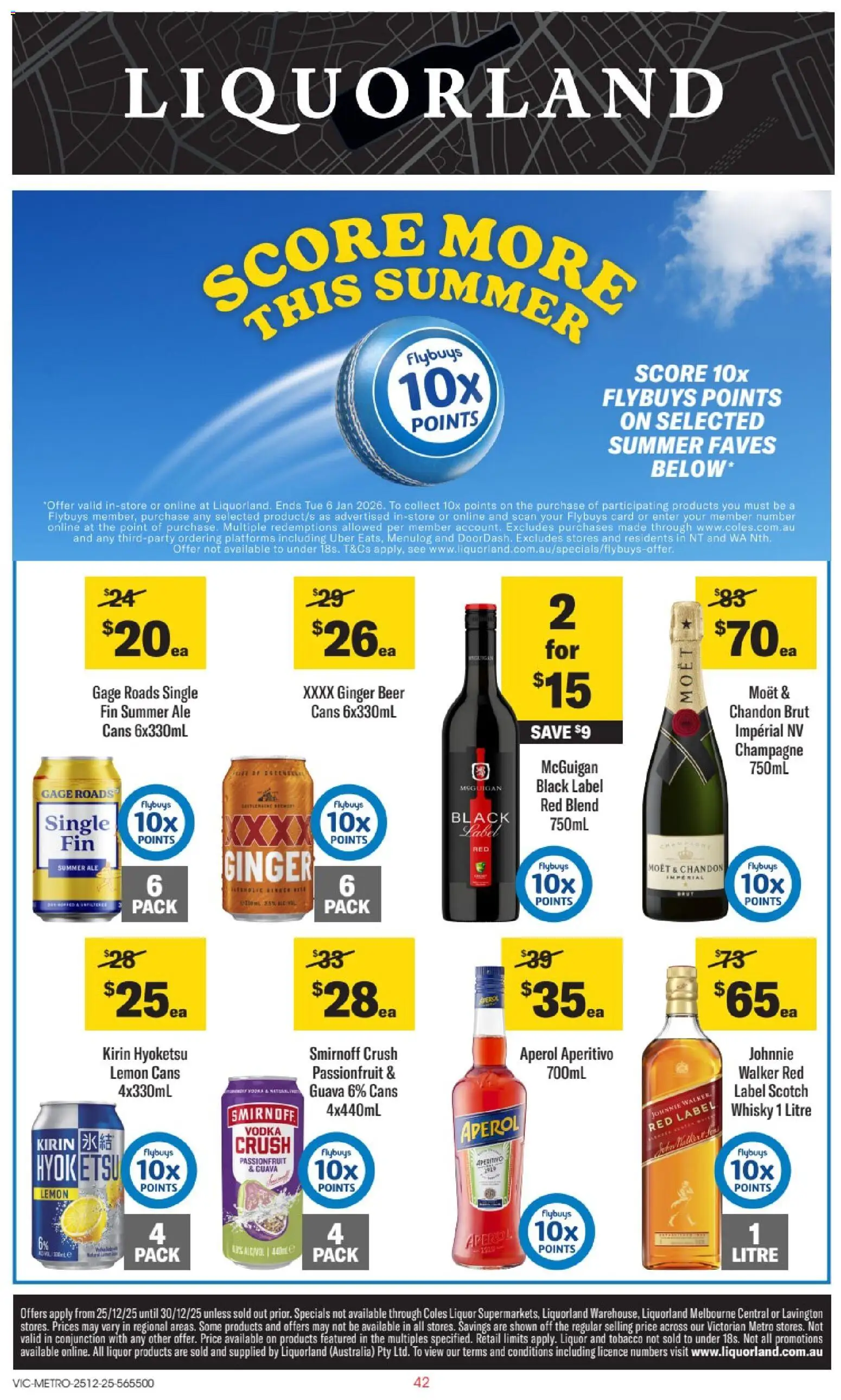 Liquorland catalogue - valid from 25.12.2025 | Page: 1 | Products: Ginger, Passionfruit, Lemon, Scotch