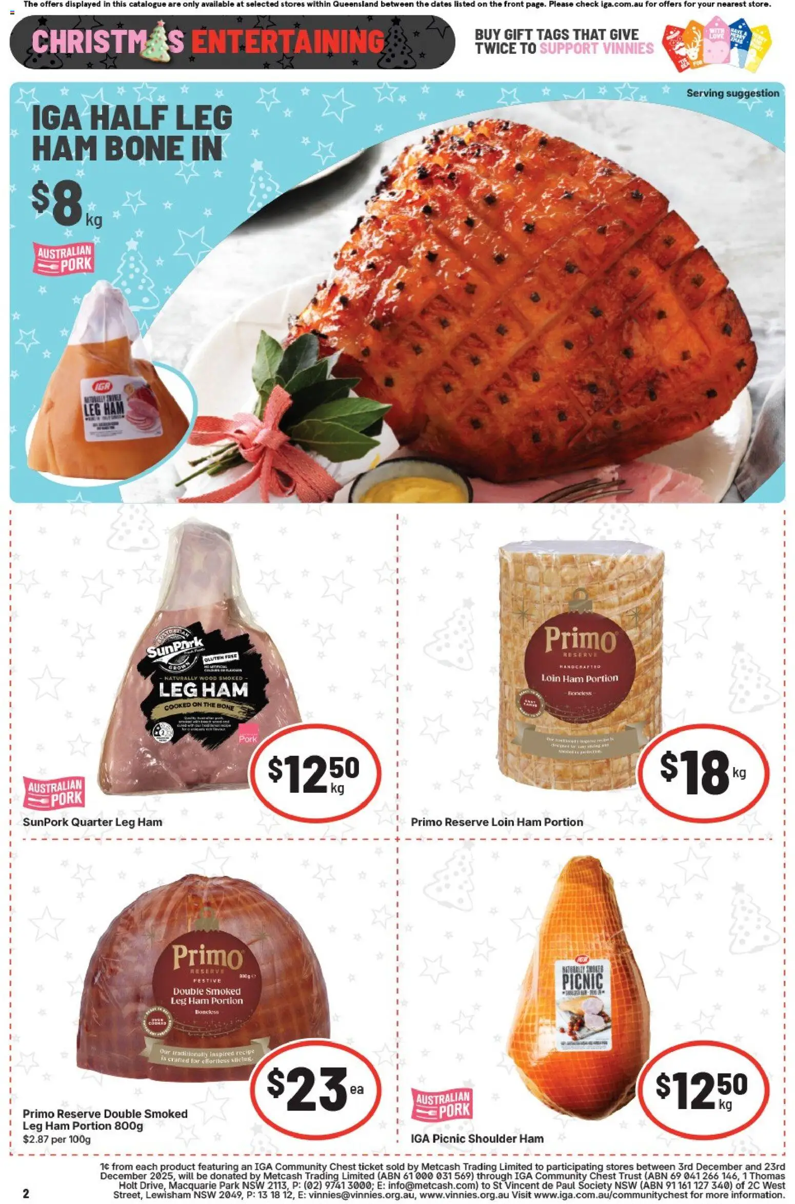IGA catalogue - valid from 10.12.2025 | Page: 5 | Products: Ham, Pork, Wood