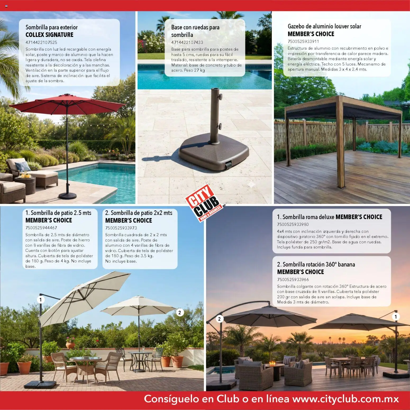 Nuevas ofertas de City Club válidas en toda la República Mexicana desde el 13.03.2026. ¡Encuentra las mejores ofertas en City Club Catálogo de muebles! | Página: 9