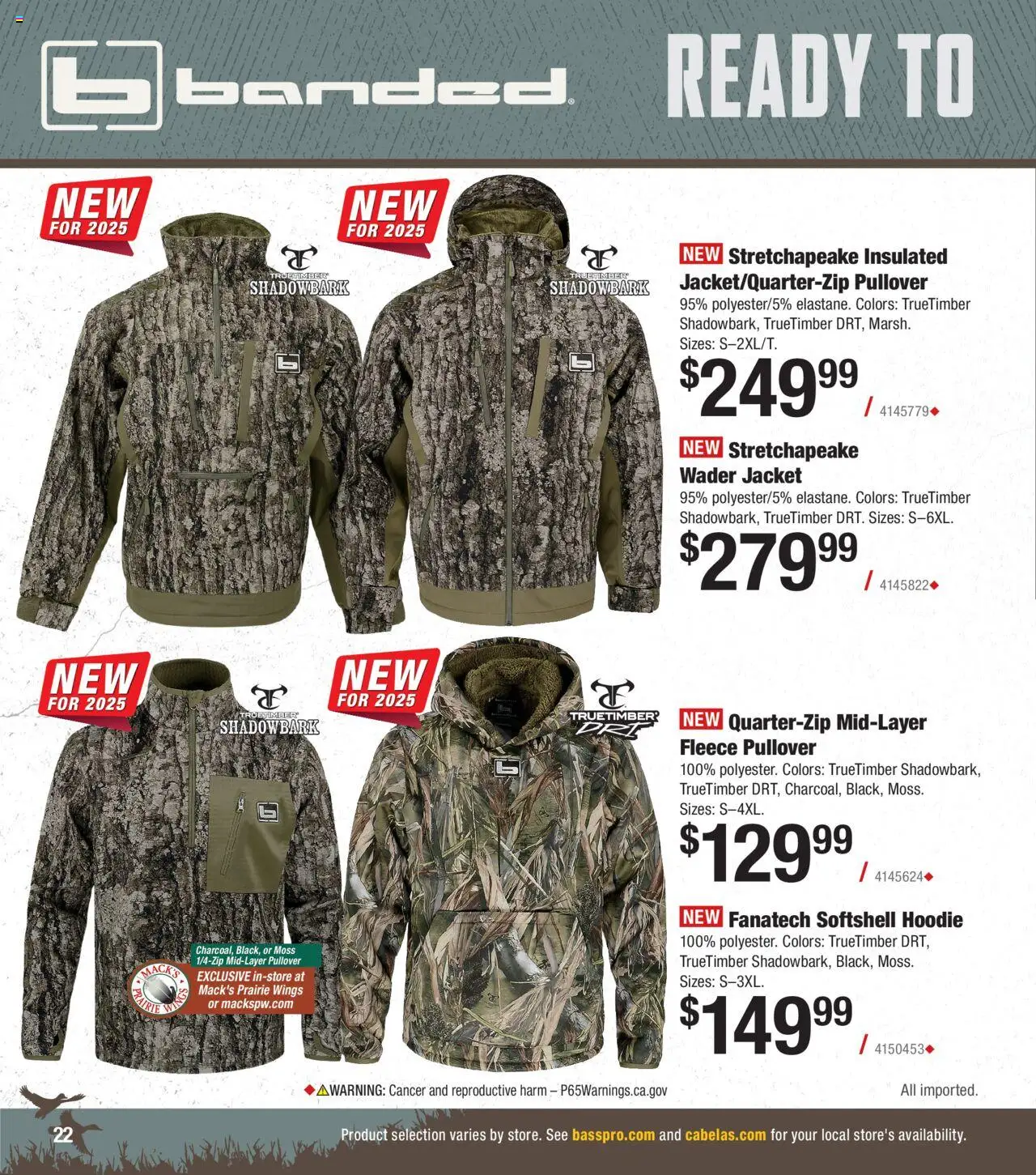 Cabela's Waterfowl 25 - valid from 01.10.2025 | Page: 22 | Products: Hoodie, Jacket