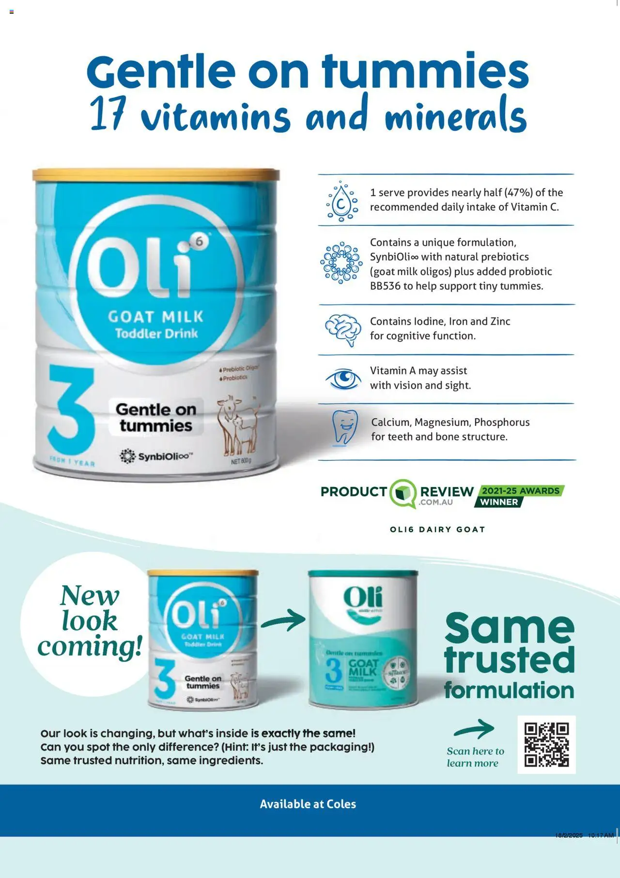 Coles catalogue - valid from 07.04.2025 | Page: 82 | Products: Milk, Dairy, Iron, Vitamin