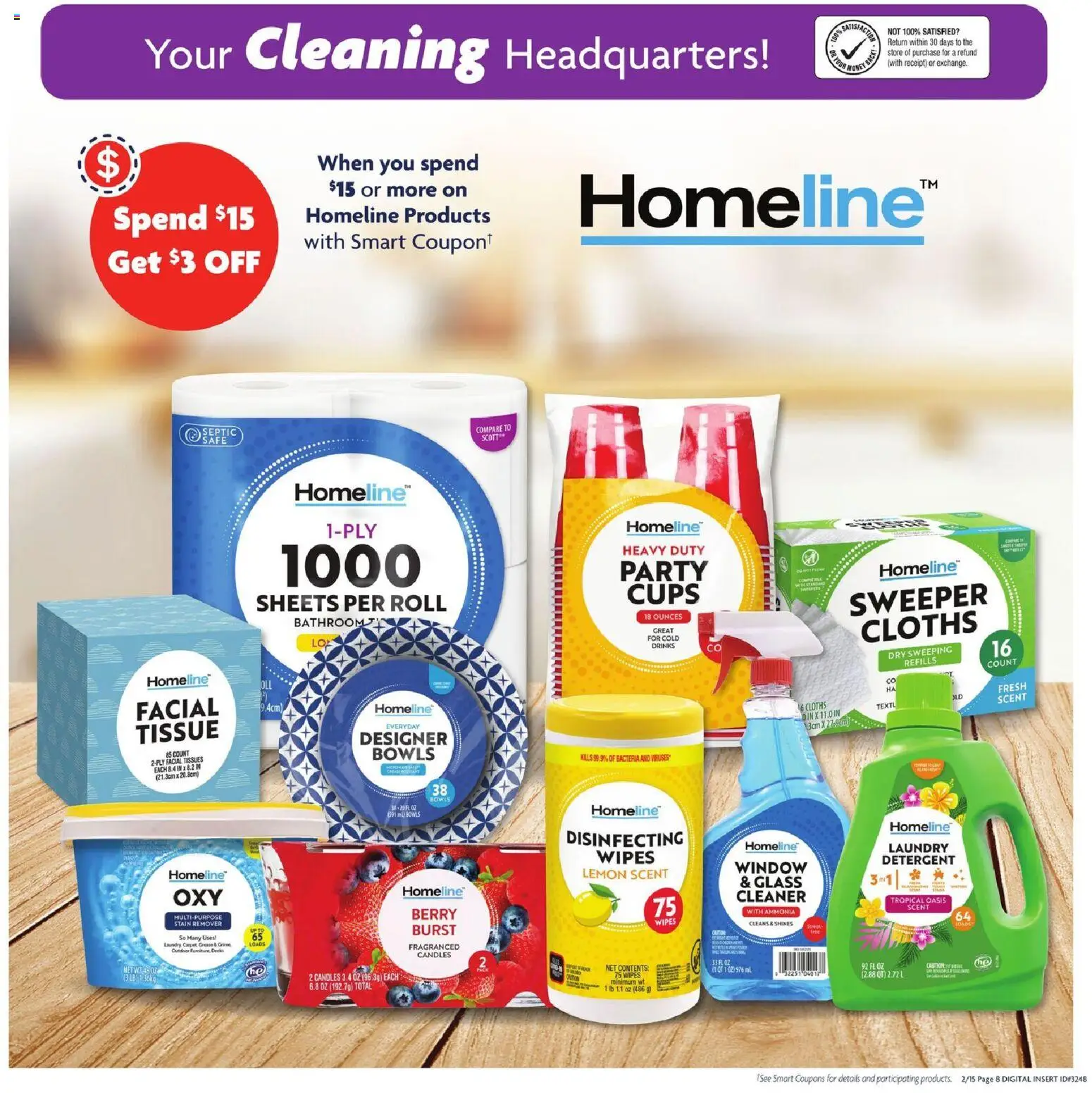 Family Dollar Weekly Ad - valid from 15.02.2026 | Page: 10 | Products: Stain remover, Detergent, Lemon
