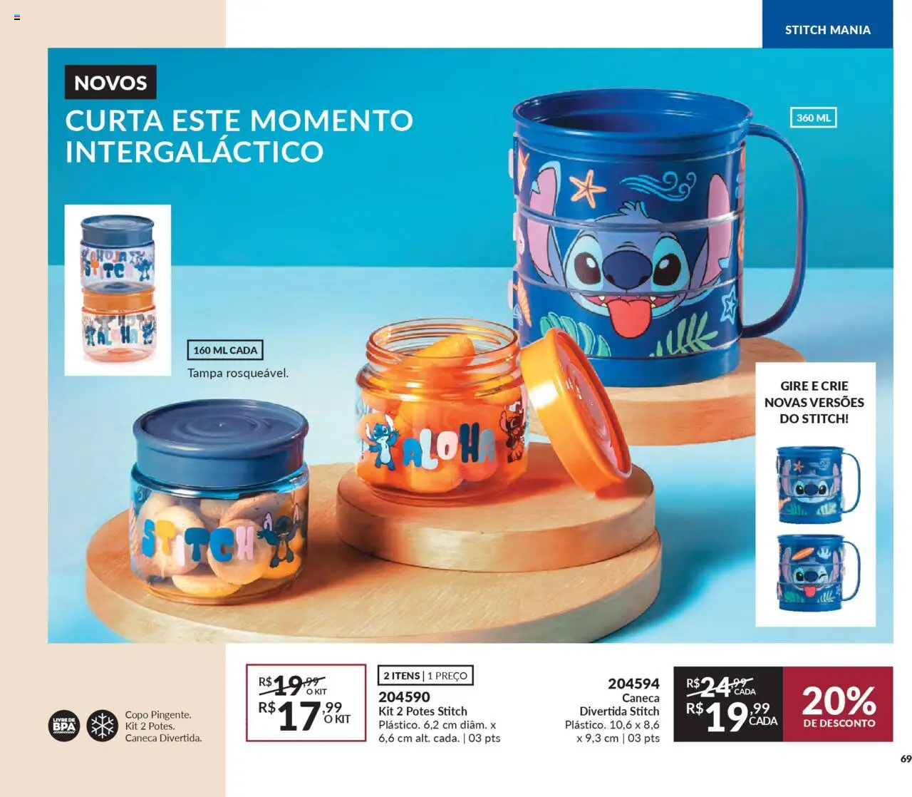 Avon Folheto - válido de 13.06.2025 | Página: 69 | Produtos: Caneca, Potes