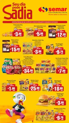 Semar Supermercado - Ofertas BRF - Pré-Visualização do folheto da loja Semar Supermercado, válido de 28.10.2025