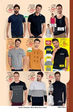 Quatro Estações - Catálogo 05-06-07 - Pré-Visualização do folheto da loja Quatro Estações, válido de 01.05.2026 | Página: 19 | Produtos: Camisa, Regata, Algodão