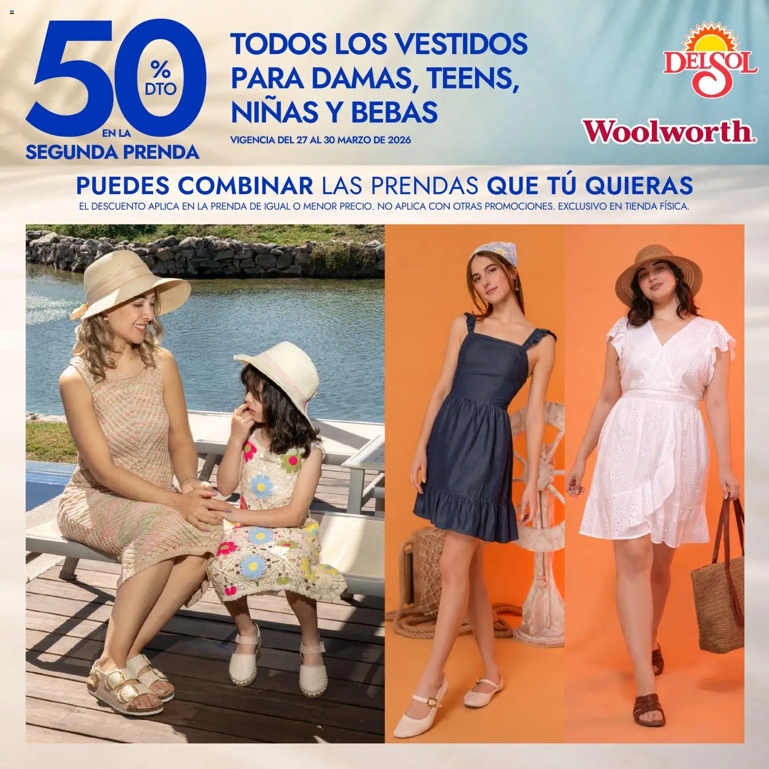 Nuevas ofertas de Del Sol y Woolworth válidas en toda la República Mexicana desde el 27.03.2026. ¡Encuentra las mejores ofertas en Del Sol y Woolworth katalog Promociones Especiales ! | Página: 6