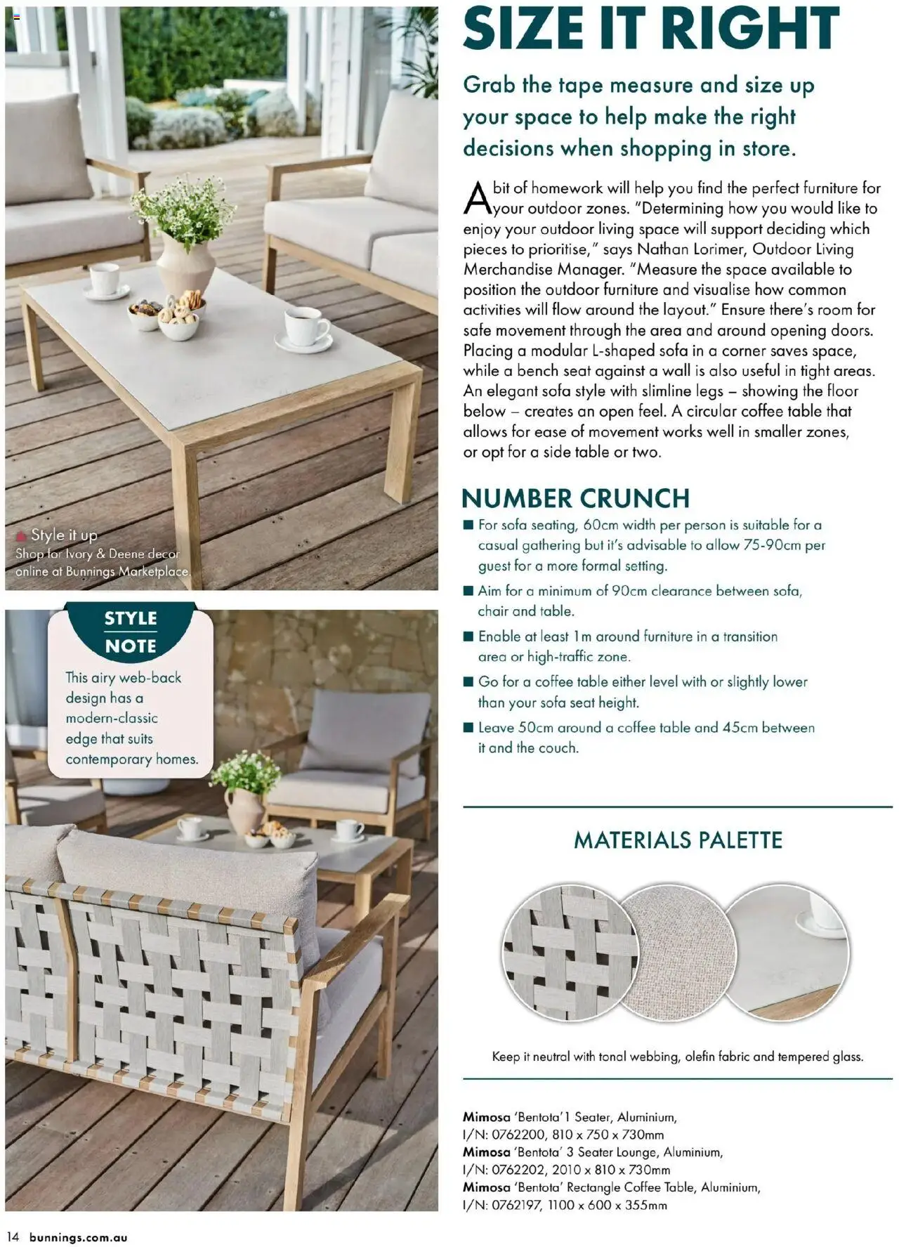 Bunnings Warehouse catalogue - valid from 25.08.2025 | Page: 14 | Products: Table, Chair, Coffee, Bench