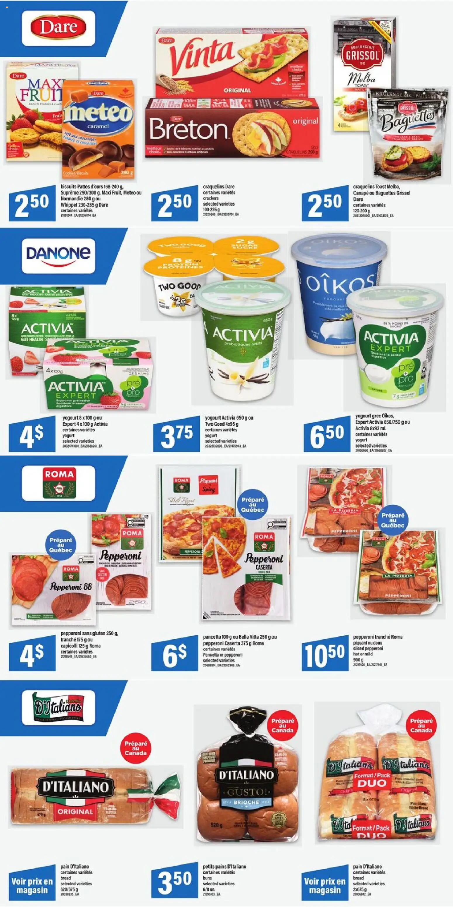 Maxi flyer valid from 27.11.2025 | Page: 14 | Products: Yogurt, Bread