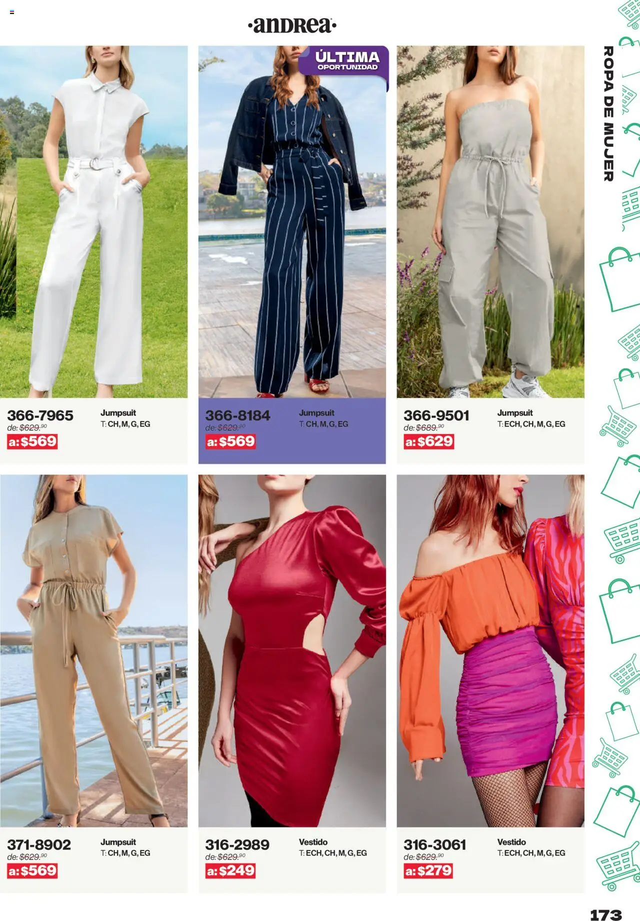 Nuevas ofertas de Andrea válidas en toda la República Mexicana desde el 10.08.2025. ¡Encuentra las mejores ofertas en Andrea - Catálogo Outlet! | Página: 173 | Productos: Ropa, Vestido