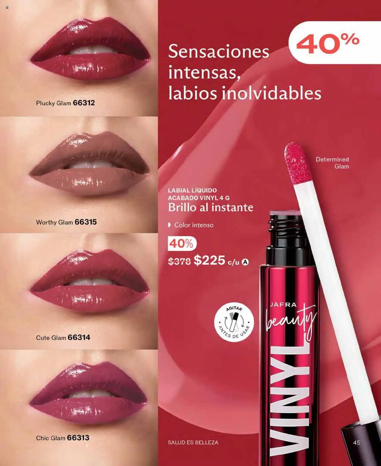 Nuevas ofertas de JAFRA válidas en toda la República Mexicana desde el 01.08.2025. ¡Encuentra las mejores ofertas en JAFRA - Catálogo! | Página: 45 | Productos: Brillo