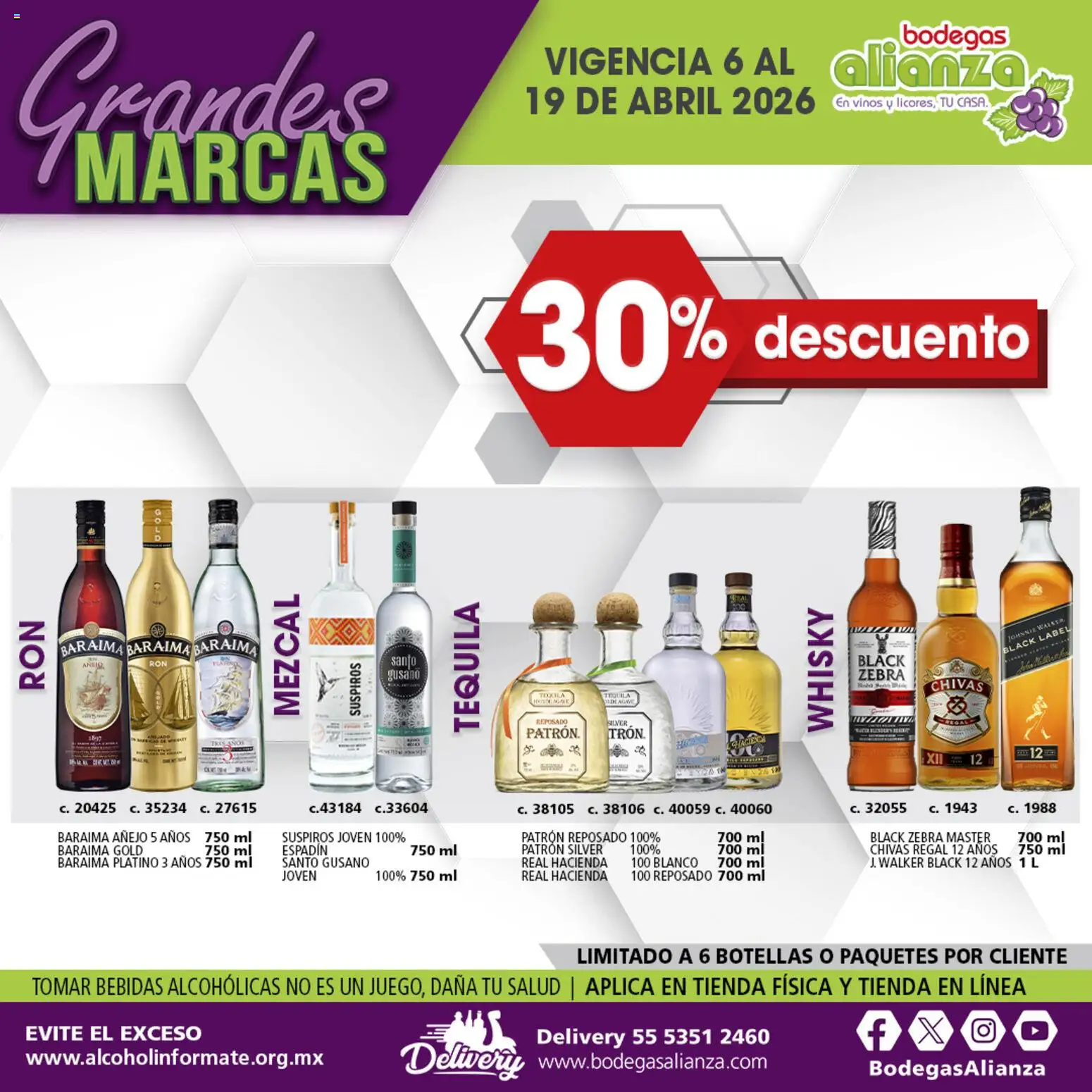 Nuevas ofertas de Bodegas Alianza válidas en toda la República Mexicana desde el 06.04.2026. ¡Encuentra las mejores ofertas en Bodegas Alianza catálogo Grandes Marcas! | Página: 3
