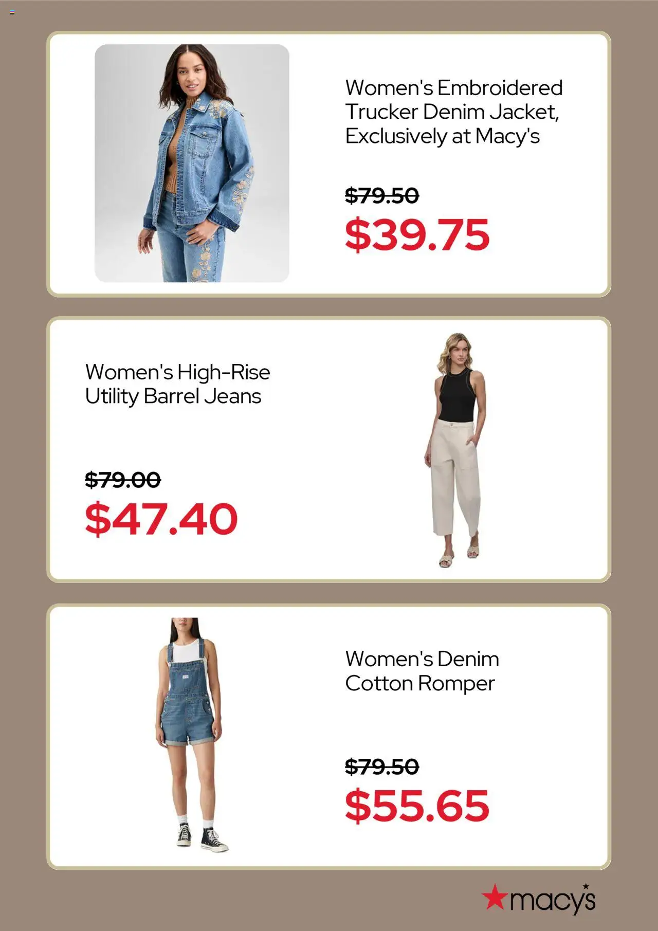 Macy's Weekly Ad - valid from 06.08.2025 | Page: 3 | Products: Jeans