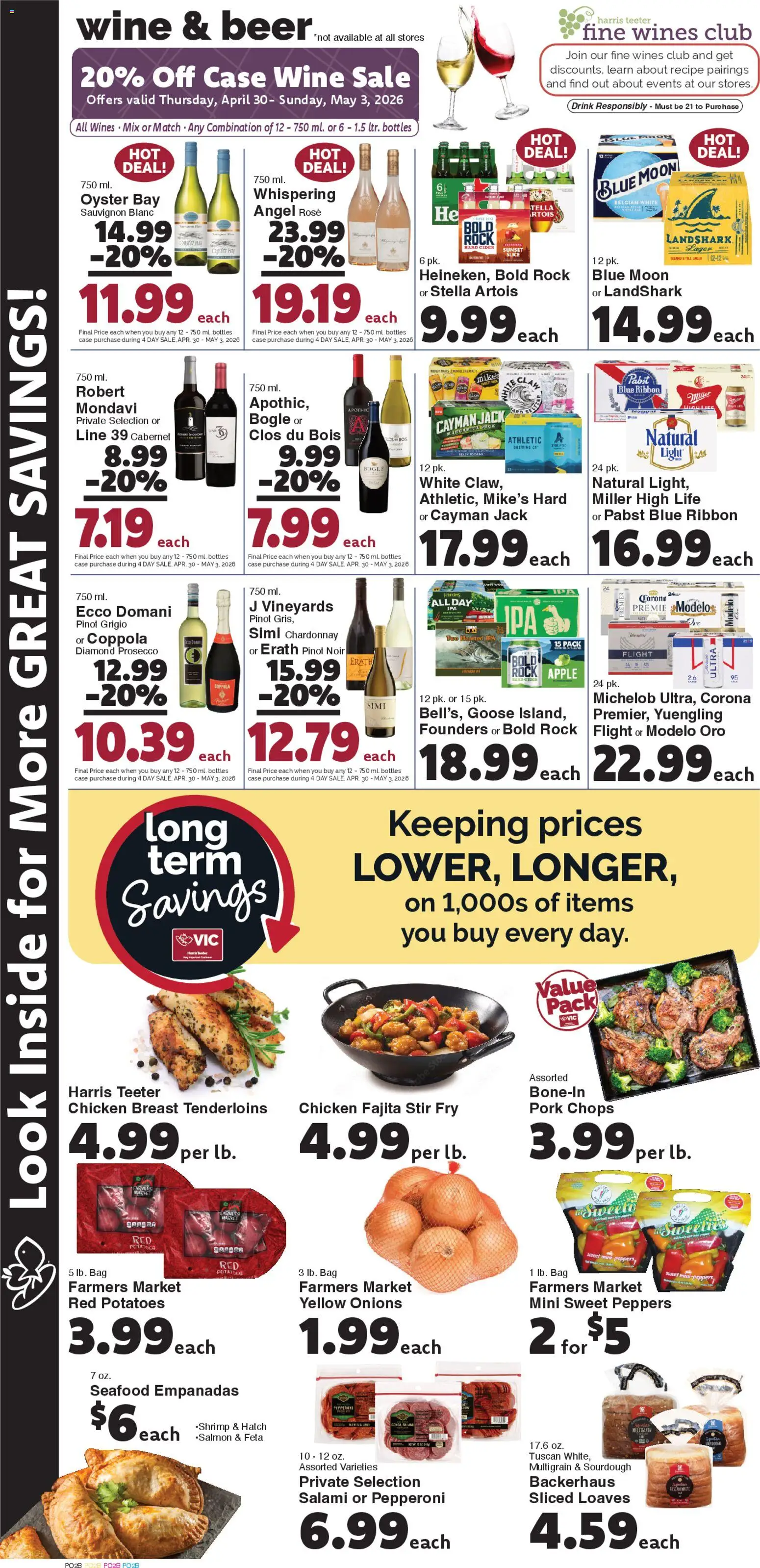 Harris Teeter Weekly Ad - NC - valid from 29.04.2026 | Page: 9 | Products: Cider, Wine, Case, Bag