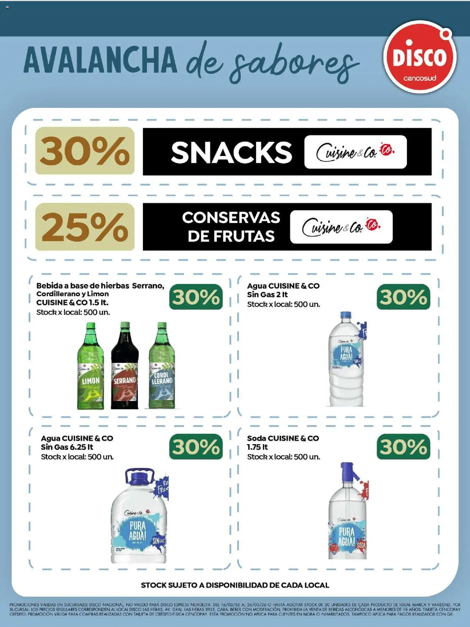 Disco - Folleto Marca Propia  │ válido desde el 16.03.2026 | Página: 7 | Productos: Disco, Soda, Agua, Limón