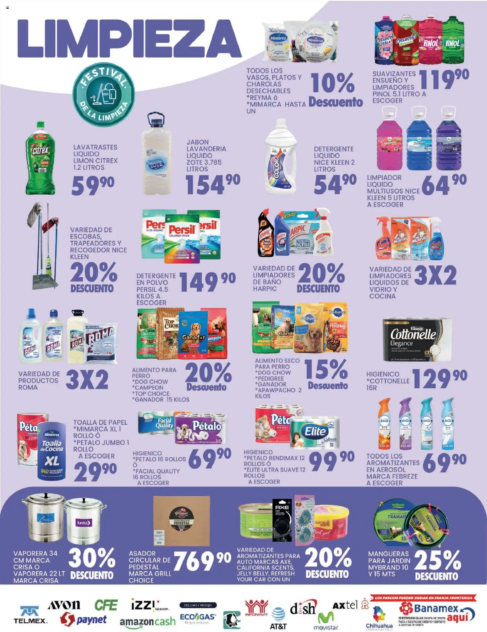 Nuevas ofertas de Alsuper válidas en toda la República Mexicana desde el 24.02.2026. ¡Encuentra las mejores ofertas en Alsuper folleto! | Página: 5 | Productos: Melón, Limón, Baño, Polvo