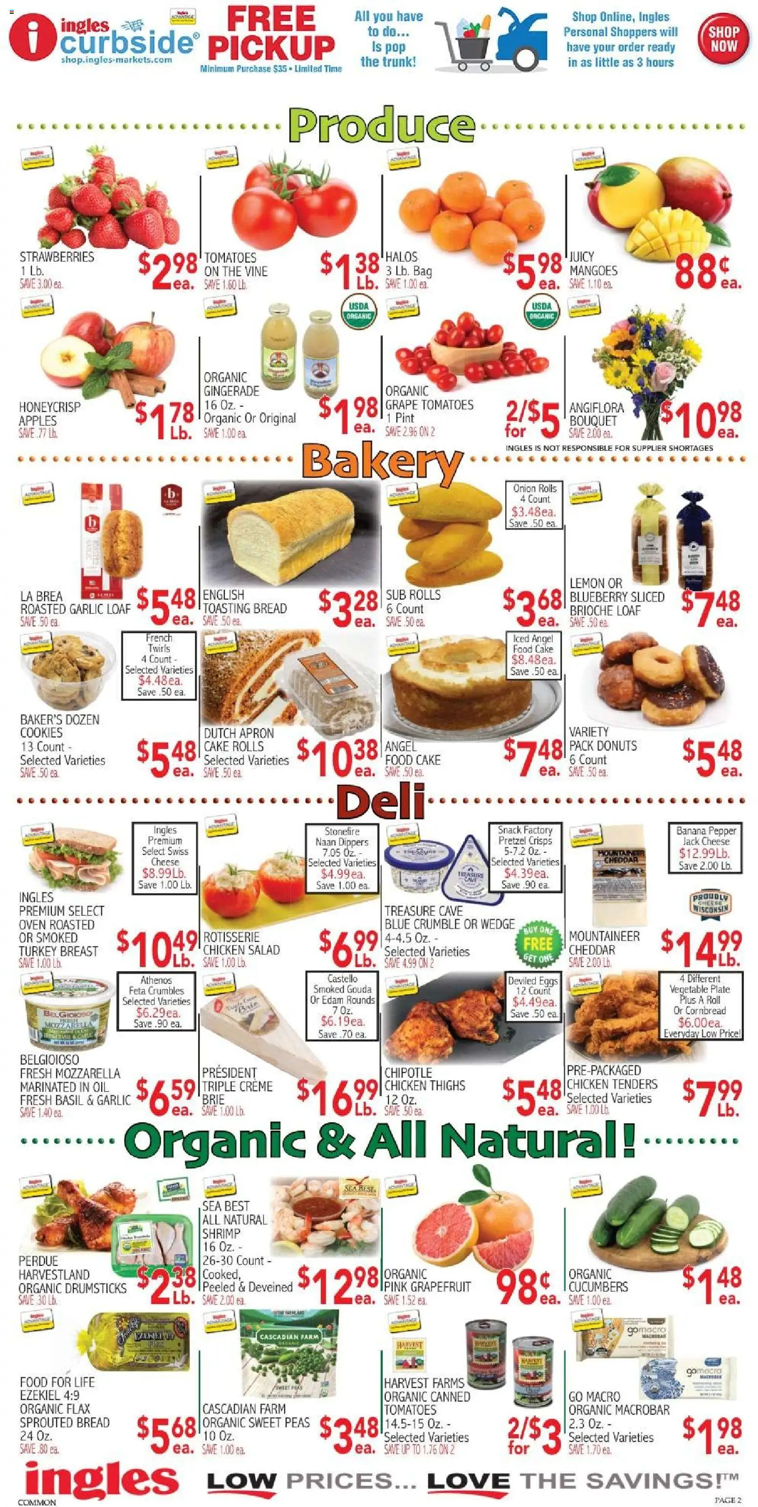 Ingles Weekly Ad - valid from 15.04.2026 | Page: 10 | Products: Oil, Apples, Salad, Garlic