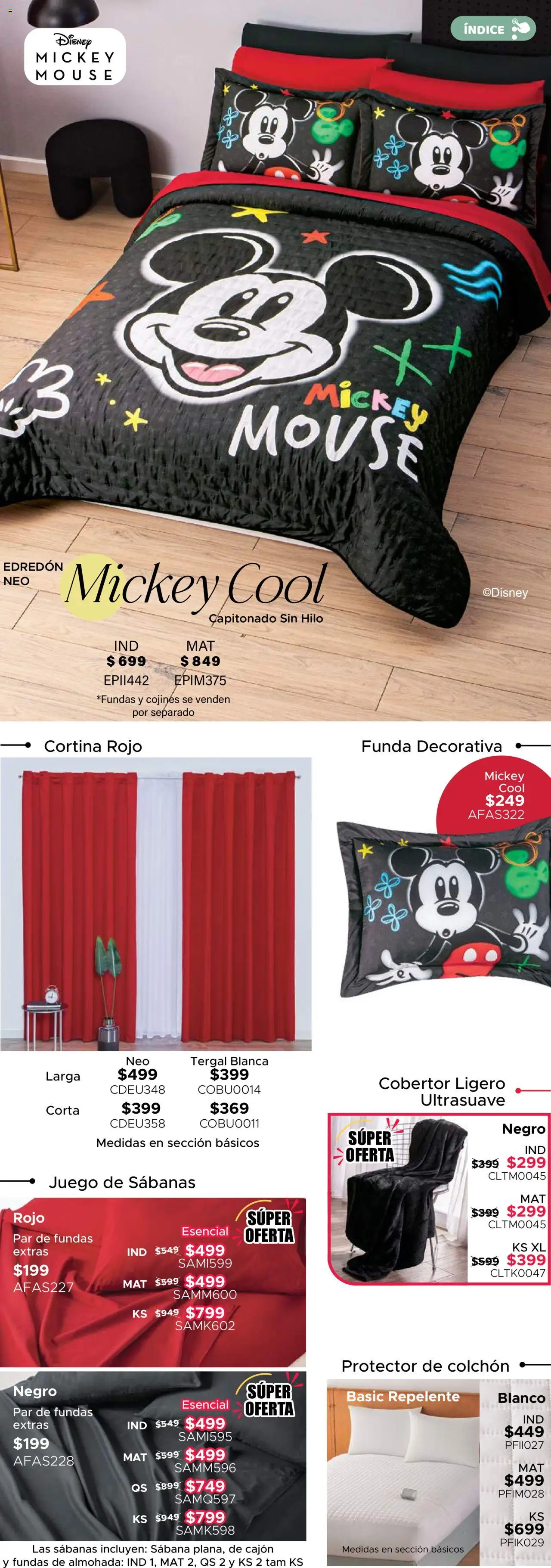 Nuevas ofertas de Colchas Concord válidas en toda la República Mexicana desde el 01.05.2025. ¡Encuentra las mejores ofertas en Colchas Concord catálogo! | Página: 399 | Productos: Cobertor, Juego, Funda, Colchón