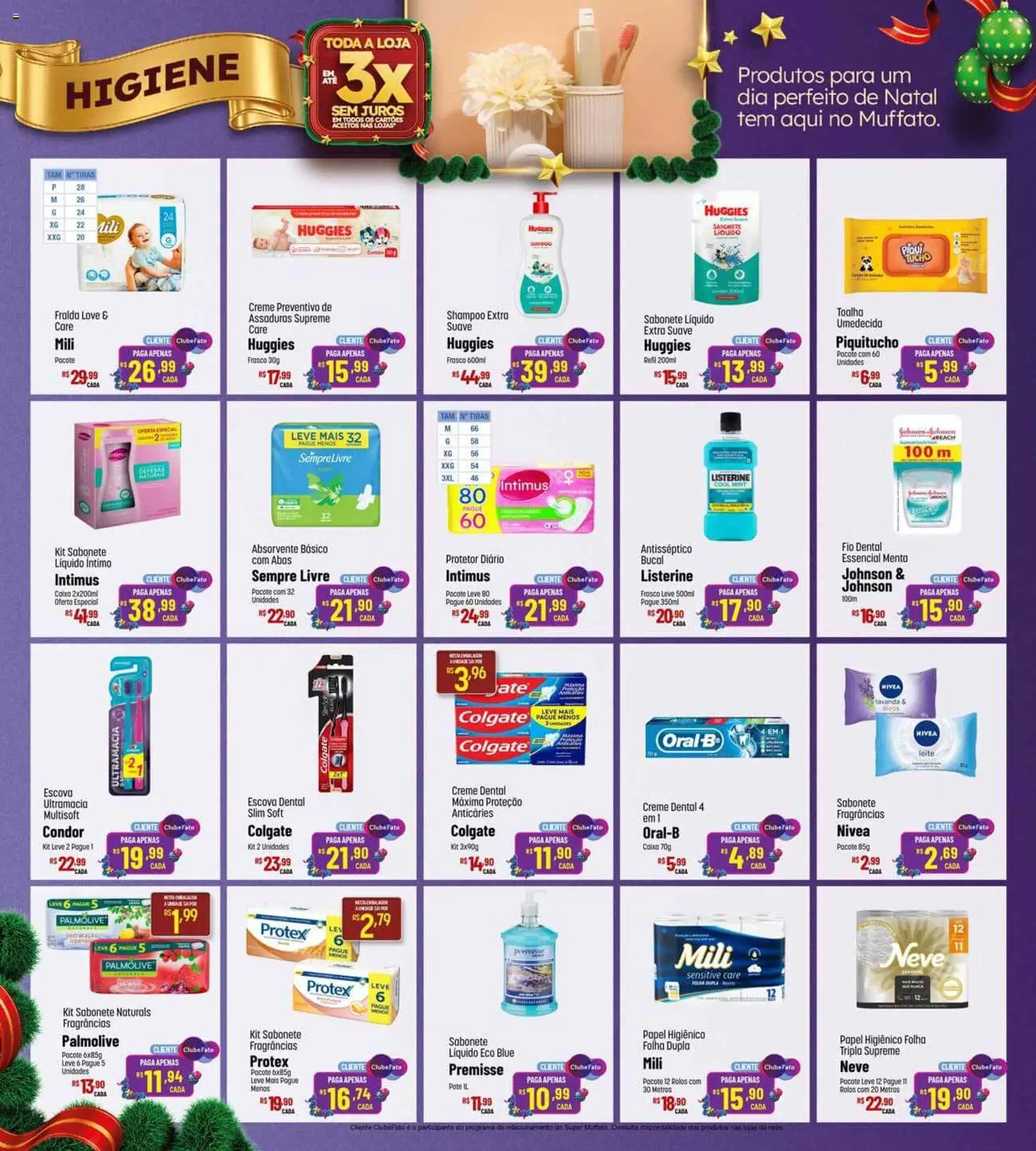 Super Muffato Folheto - válido de 17.11.2025 | Página: 14 | Produtos: Shampoo, Escova, Fio dental, Sempre Livre