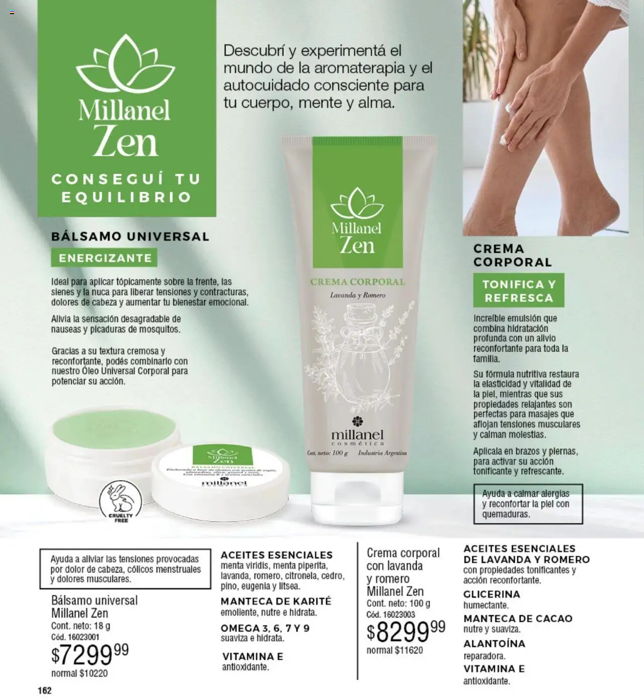 Millanel catálogo │ válido desde el 18.08.2025 | Página: 162 | Productos: Sobre, Bálsamo, Manteca, Cacao