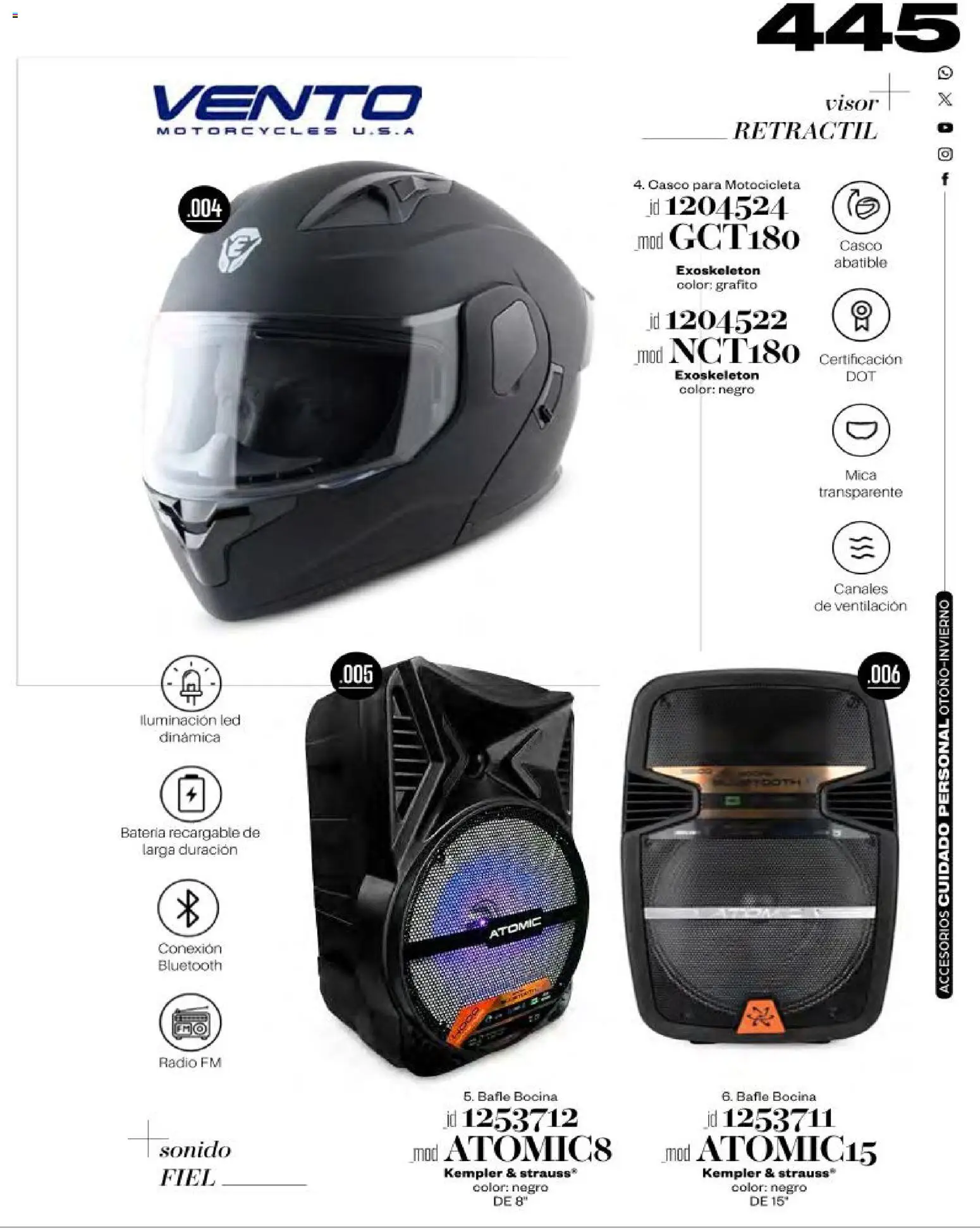 Nuevas ofertas de Price Shoes válidas en toda la República Mexicana desde el 03.11.2025. ¡Encuentra las mejores ofertas en Price Shoes catálogo Accesorios! | Página: 445 | Productos: Radio, Bocina, Batería