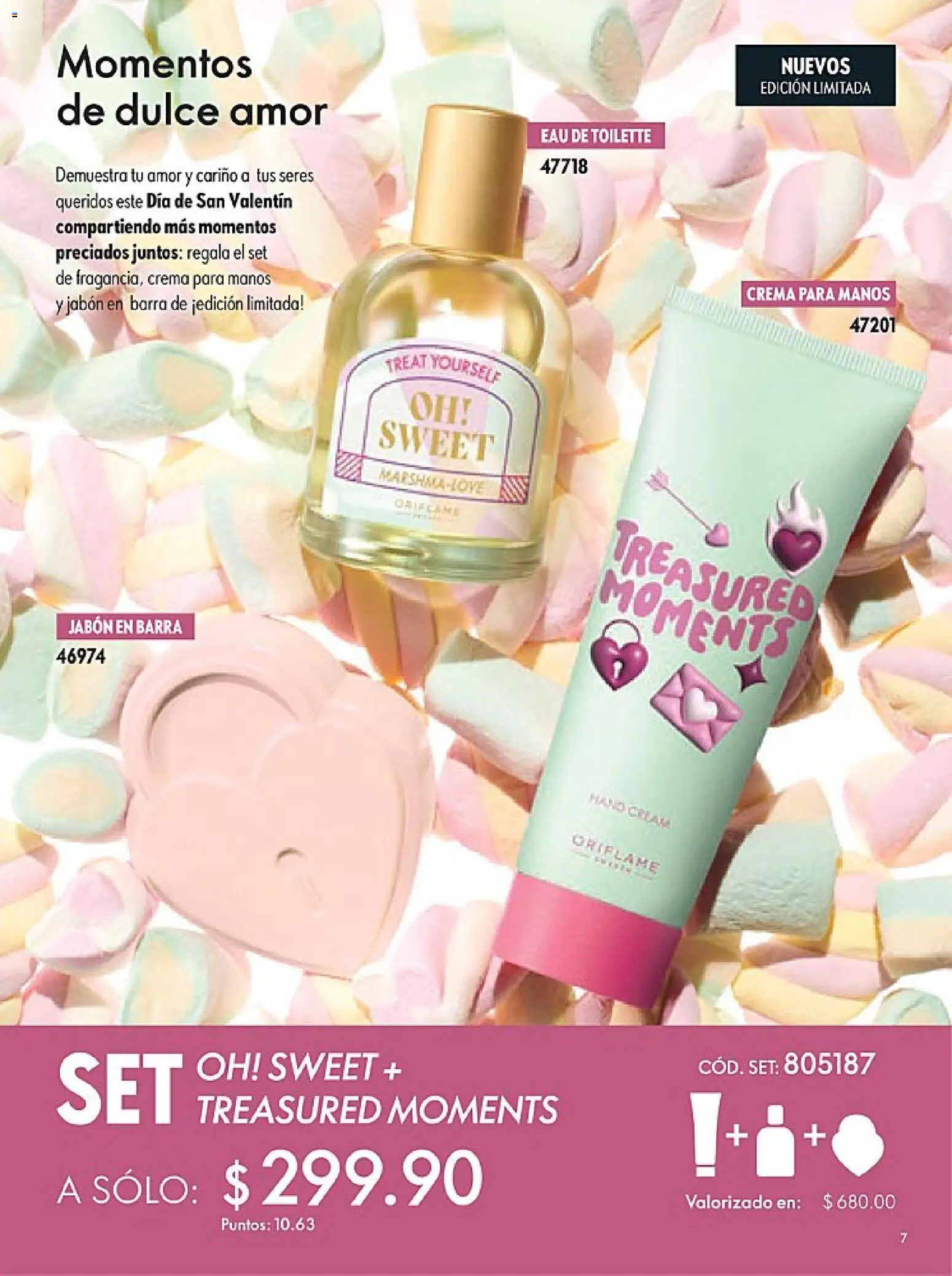 Nuevas ofertas de Oriflame válidas en toda la República Mexicana desde el 24.01.2026. ¡Encuentra las mejores ofertas en Oriflame campaña 2 2026! | Página: 7 | Productos: Crema, Barra, Eau de toilette, Jabón