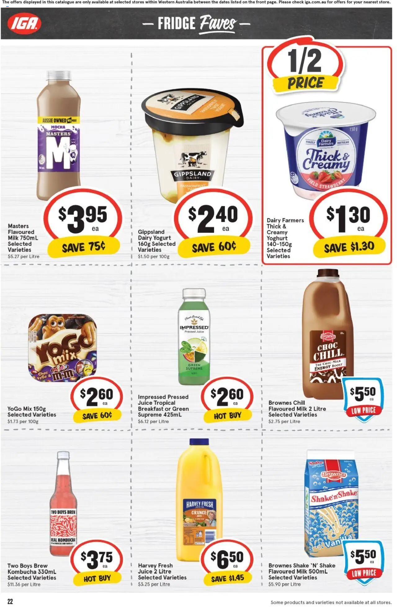 IGA catalogue - valid from 27.08.2025 | Page: 24 | Products: Milk, Juice, Passionfruit, Fridge