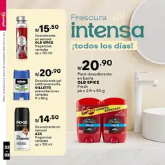 Vista previa de folleto Plaza Vea - ESPECIAL SOL PIEL de la Plaza Vea válido desde 05.01.2026 | Página: 32 | Productos: Desodorante, Antitranspirante