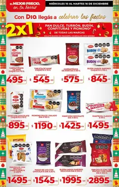 Vista previa Dia - Ofertas - Salta y Jujuy válido desde el 10.12.2025 | Página: 5 | Productos: Tableta, Pasas de uva, Pan, Pionono