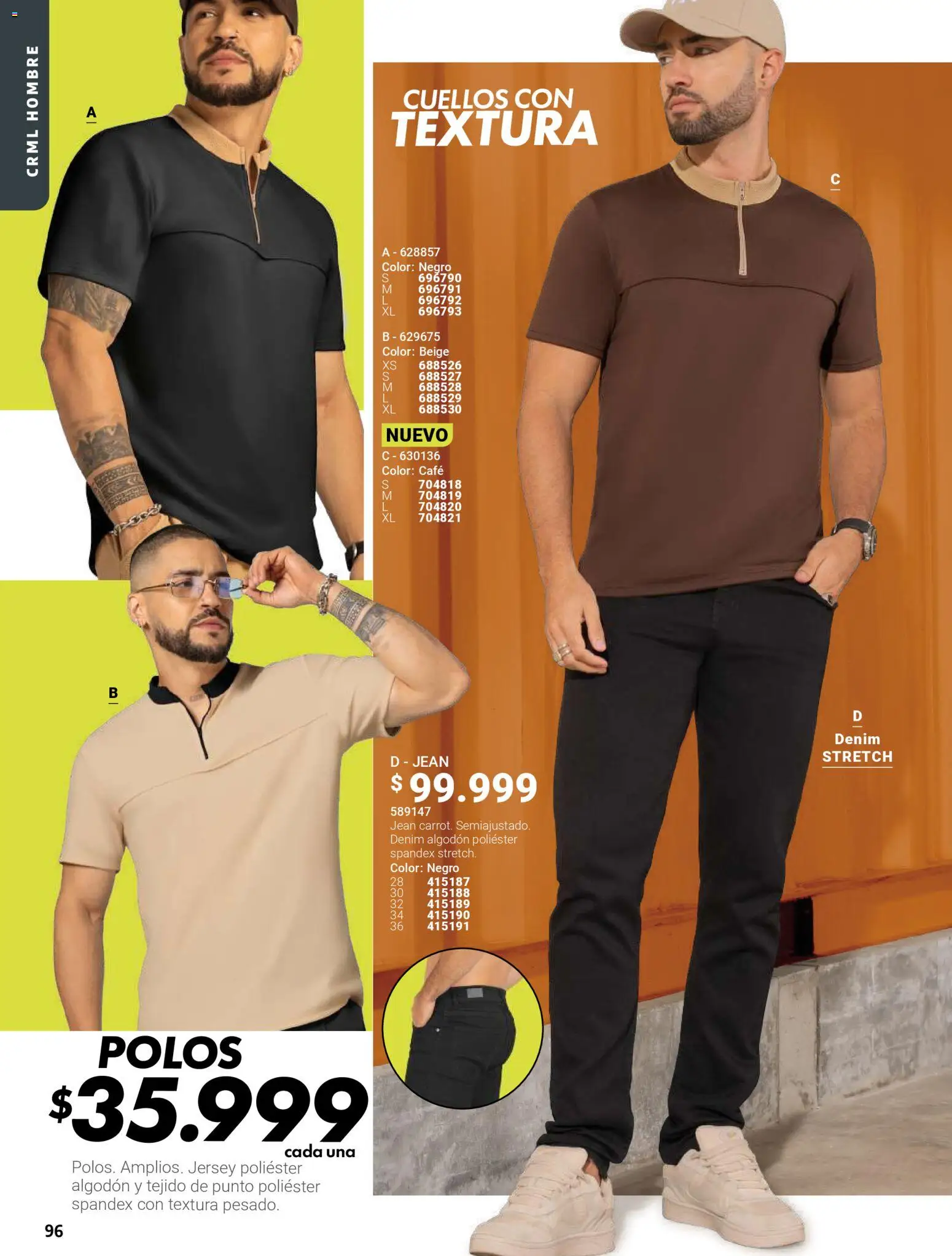 Carmel revista - valida desde el 01.04.2026 | Página: 96 | Productos: Algodón, Jean, Café