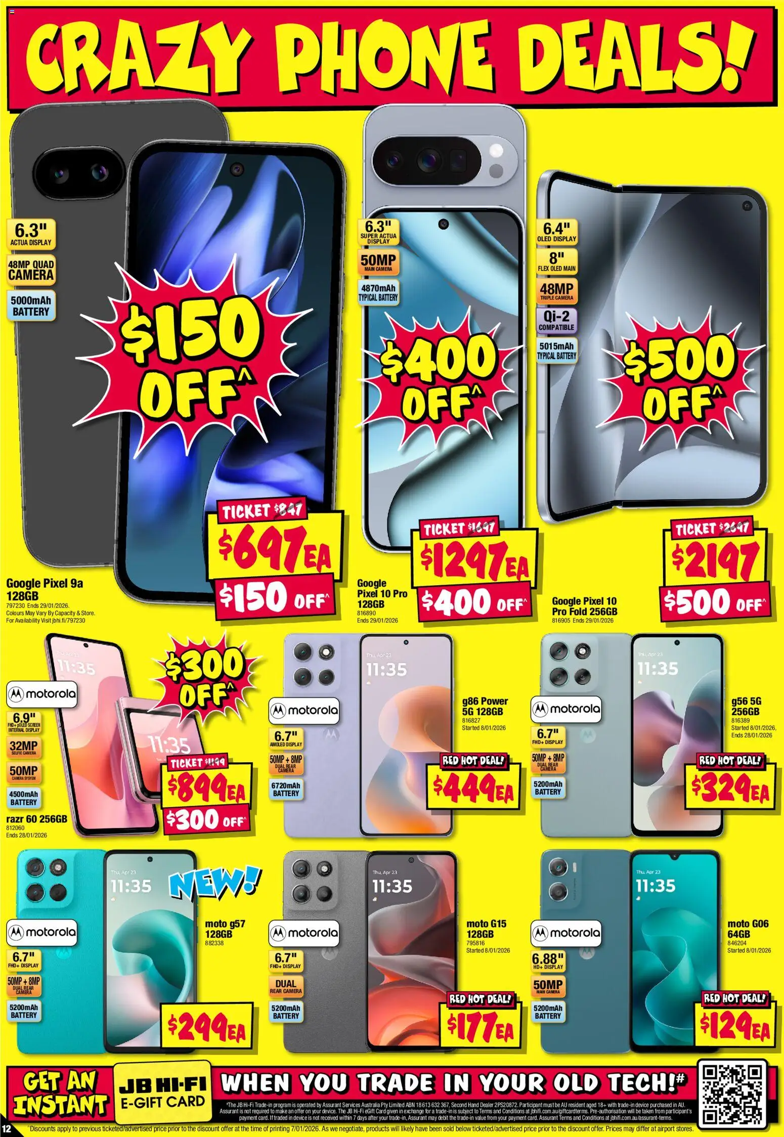 JB Hi-Fi catalogue - valid from 15.01.2026 | Page: 12 | Products: Battery, Phone, Device, Camera