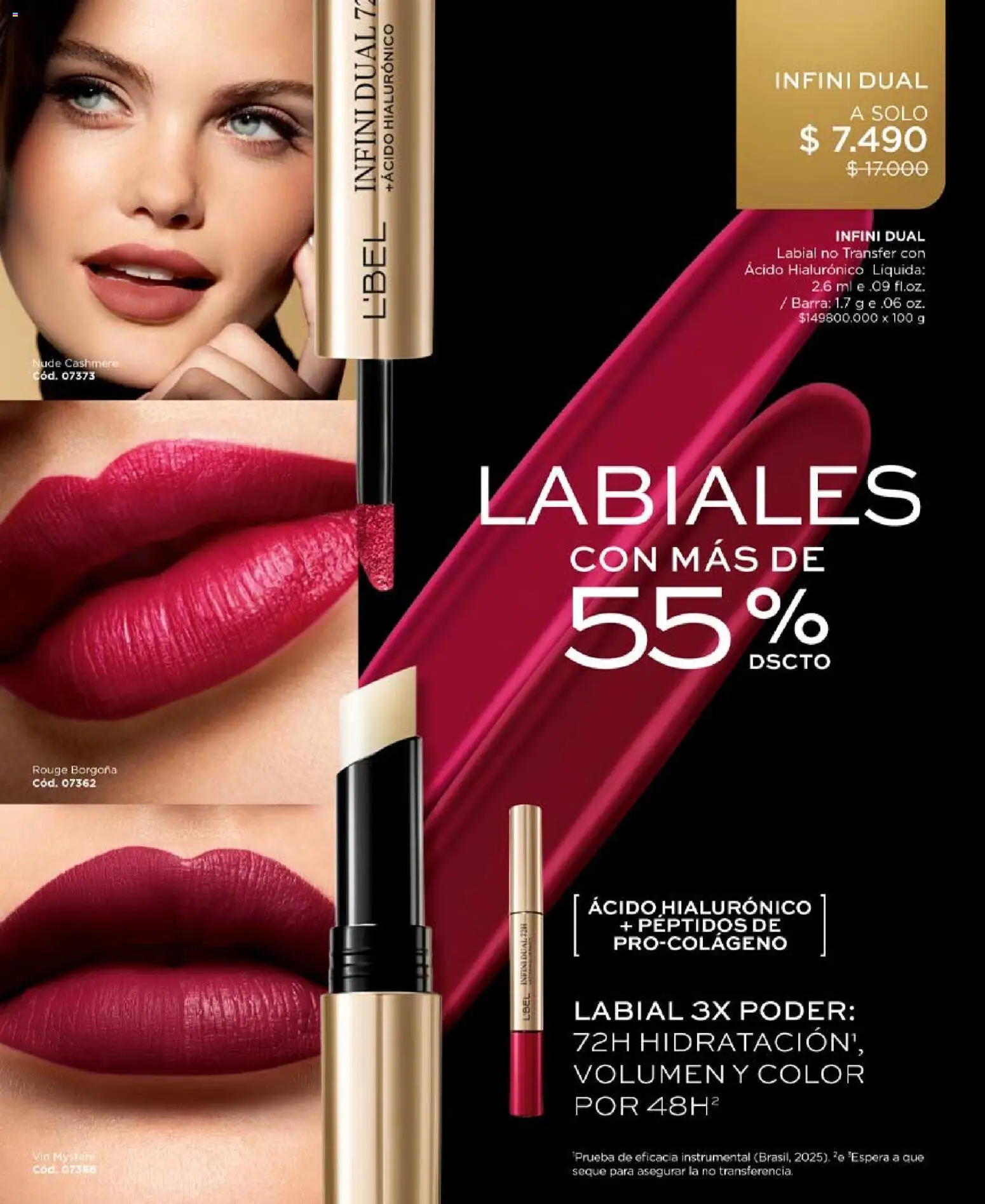 Catálogo L'Bel Campaña 7 │ válido desde el 18.04.2026 | Página: 100 | Productos: Labial
