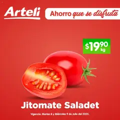Vista previa de Arteli folleto Frutas, nuevo folleto de la tienda, válido en México a partir del 08.07.2025