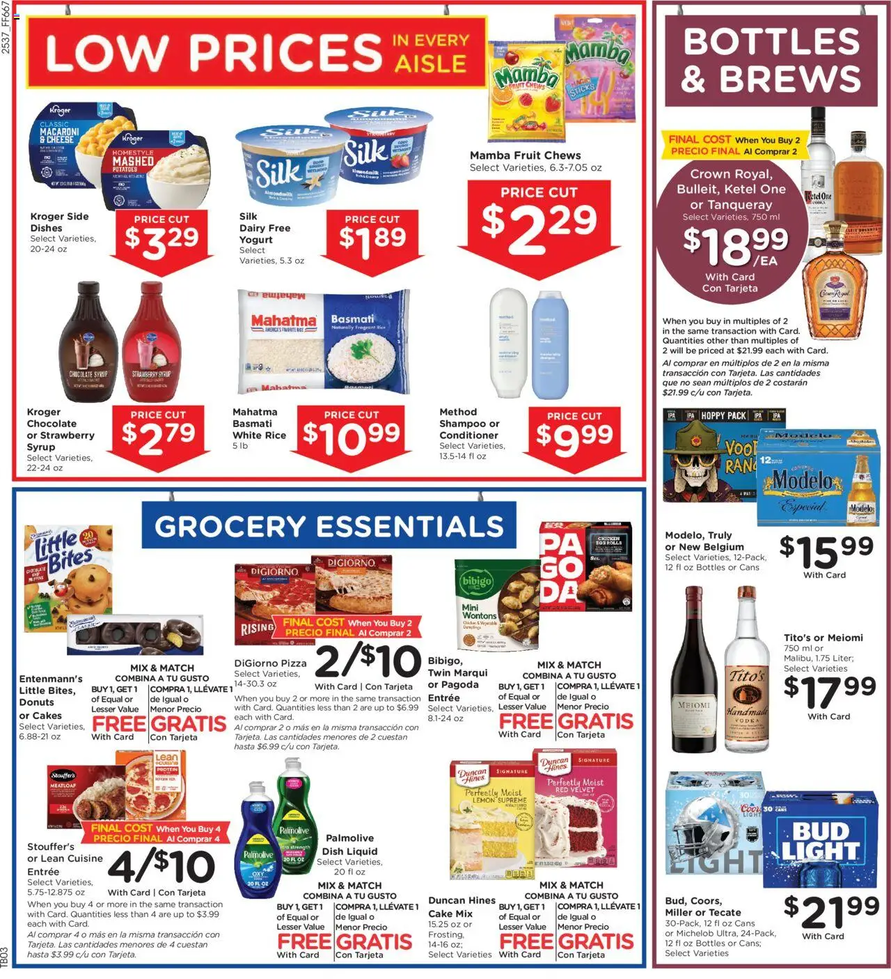Fry's Food Weekly Ad - valid from 15.10.2025 | Page: 7 | Products: Shampoo, Cheese, Rice, Potatoes