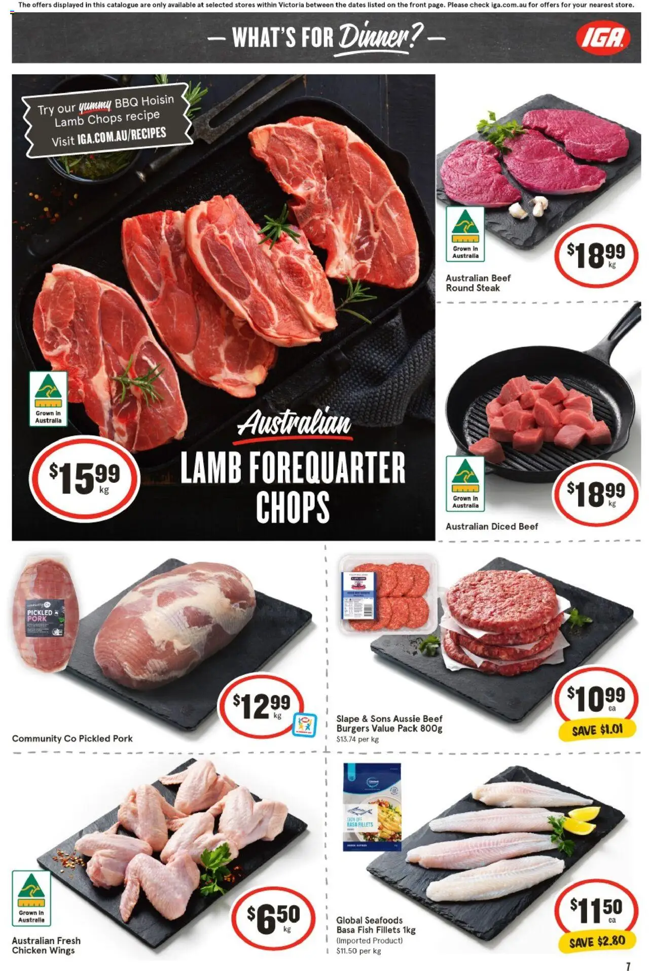 IGA catalogue - valid from 25.06.2025 | Page: 8 | Products: Bacon, Cheese, Chicken, Cream