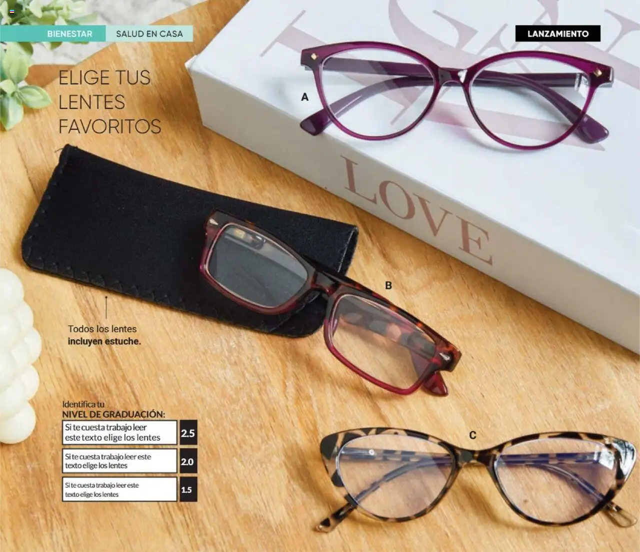 Nuevas ofertas de AVON válidas en toda la República Mexicana desde el 09.10.2025. ¡Encuentra las mejores ofertas en AVON - Casa & Estilo 16 2025! | Página: 136 | Productos: Lentes, Estuche, Té
