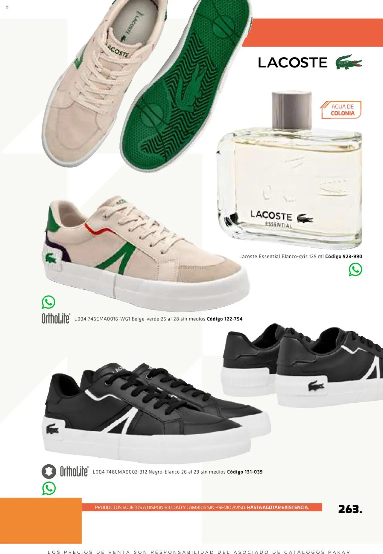 Nuevas ofertas de SC Pakar válidas en toda la República Mexicana desde el 29.08.2025. ¡Encuentra las mejores ofertas en SC Pakar - Catálogo Otoño Men Tomo 1! | Página: 263 | Productos: Agua