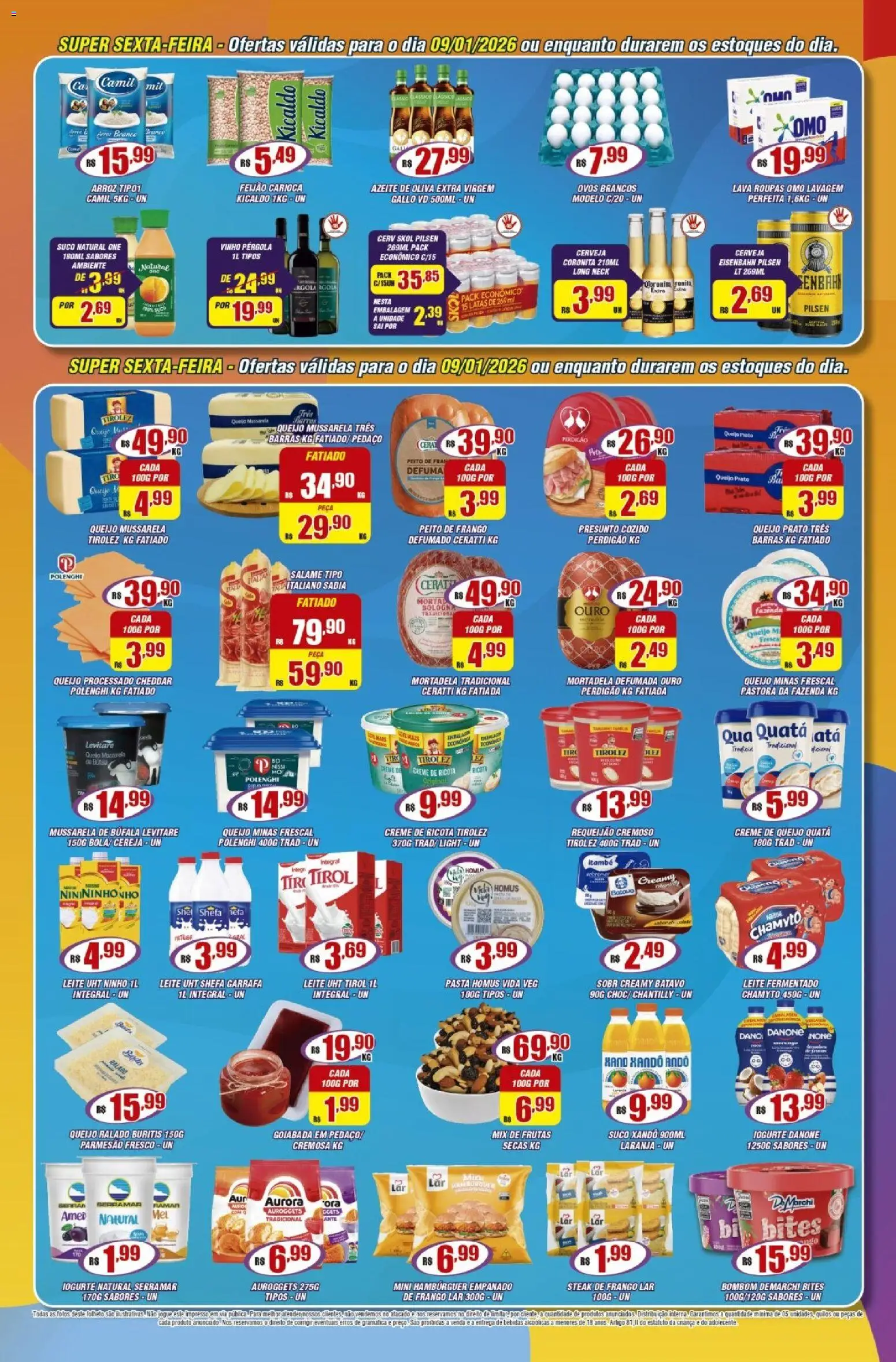 Violeta Supermercados Folheto - válido de 06.01.2026 | Página: 4 | Produtos: Eisenbahn, Suco, Ricota, Roupas