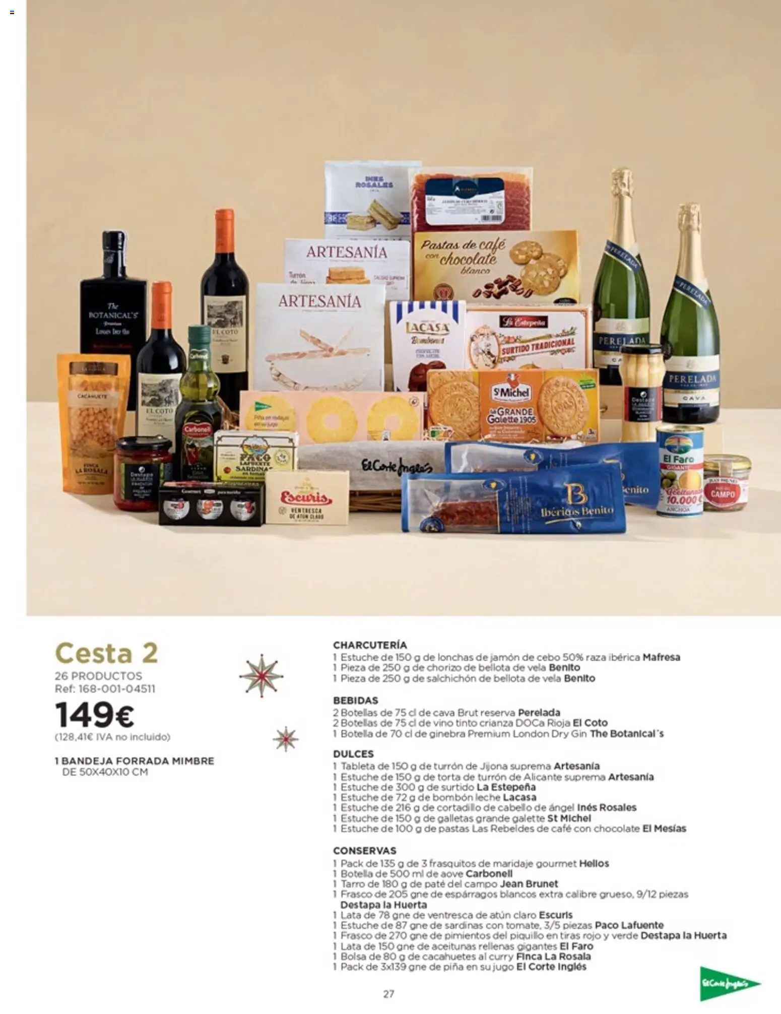 Nuevas ofertas de El Corte Inglés válidas en toda la República Mexicana desde el 03.10.2025. ¡Encuentra las mejores ofertas en El Corte Inglés catálogo Especial Cataluña! | Página: 27 | Productos: Bolsa, Dulces, Paté, Tableta