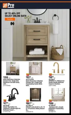 Preview of Home Depot weekly ads valid from 20.10.2025