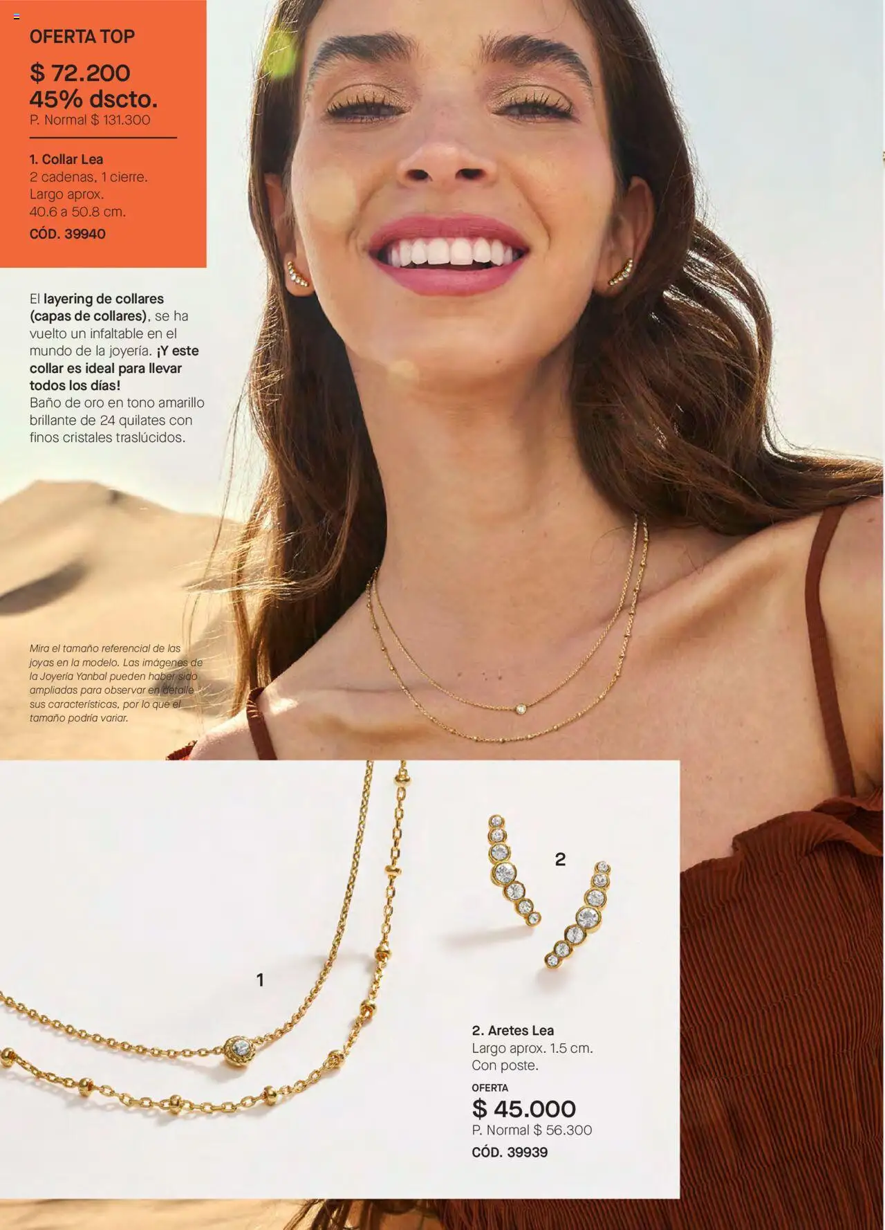 Yanbal revista - valida desde el 24.05.2025 | Página: 114 | Productos: Aretes, Baño, Collar, Collares