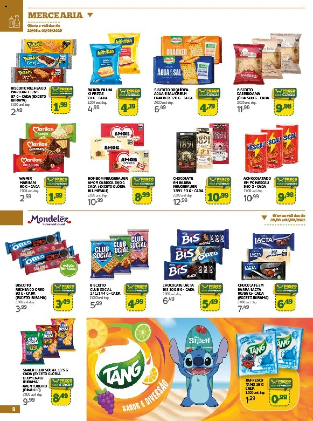 Cooper Folheto - válido de 20.08.2025 | Página: 8 | Produtos: Refresco, Batata palha, Batata, Bombom