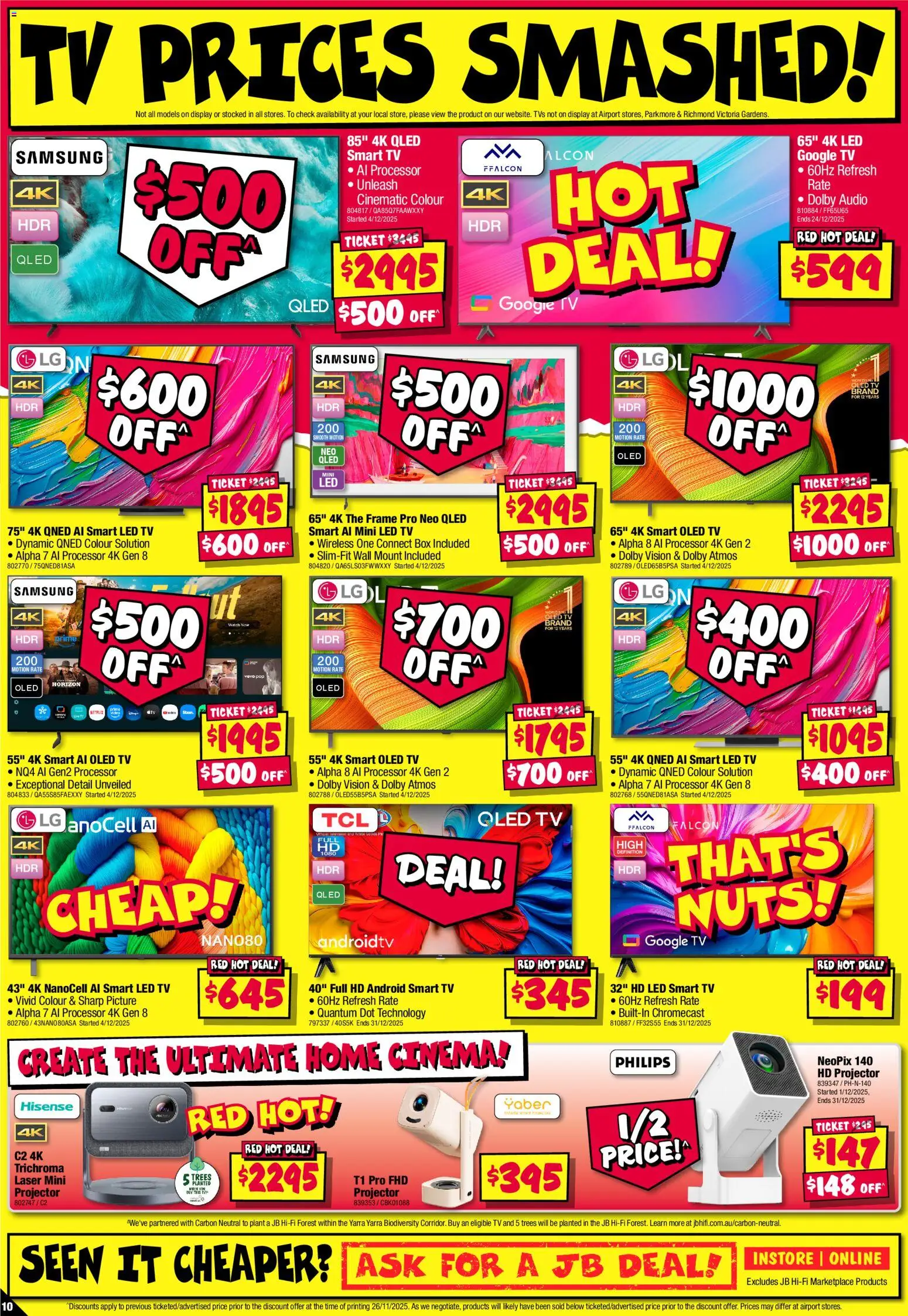JB Hi-Fi catalogue - valid from 10.12.2025 | Page: 10 | Products: Box, Plant, Watch, Projector
