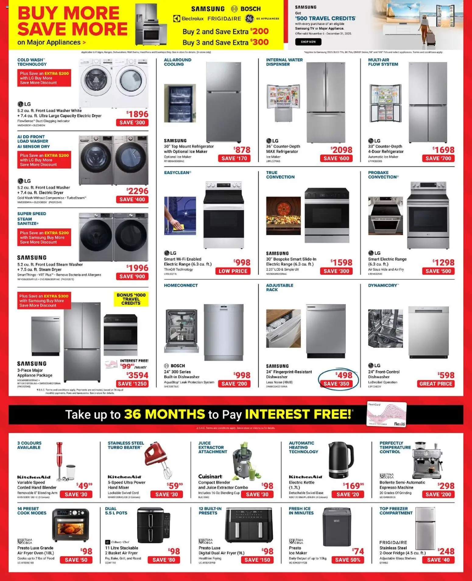 Visions flyer valid from 24.12.2025 | Page: 9 | Products: Freezer, Dishwasher, Kettle, Basket