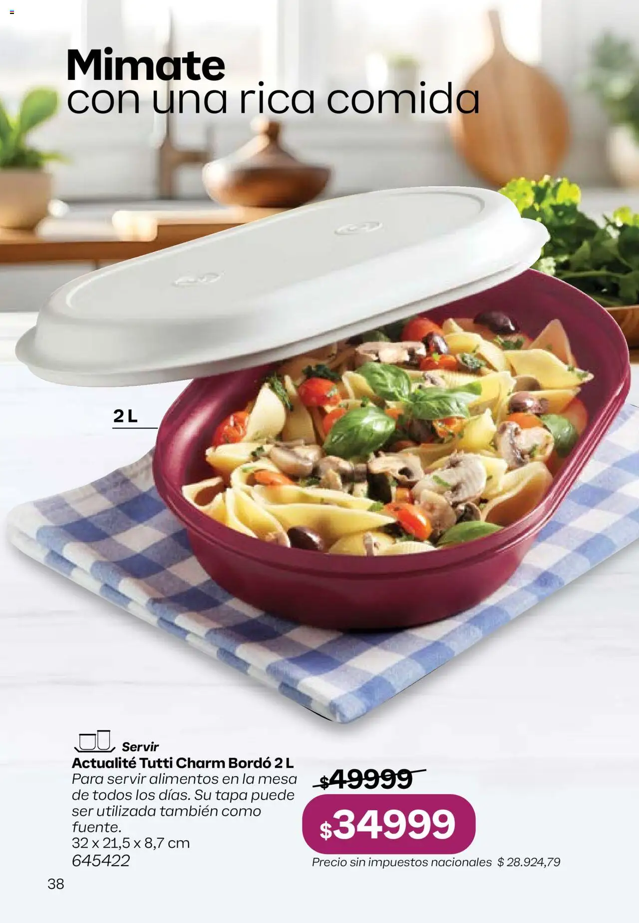 Tupperware Folleto │ válido desde el 08.09.2025 | Página: 39 | Productos: Mesa